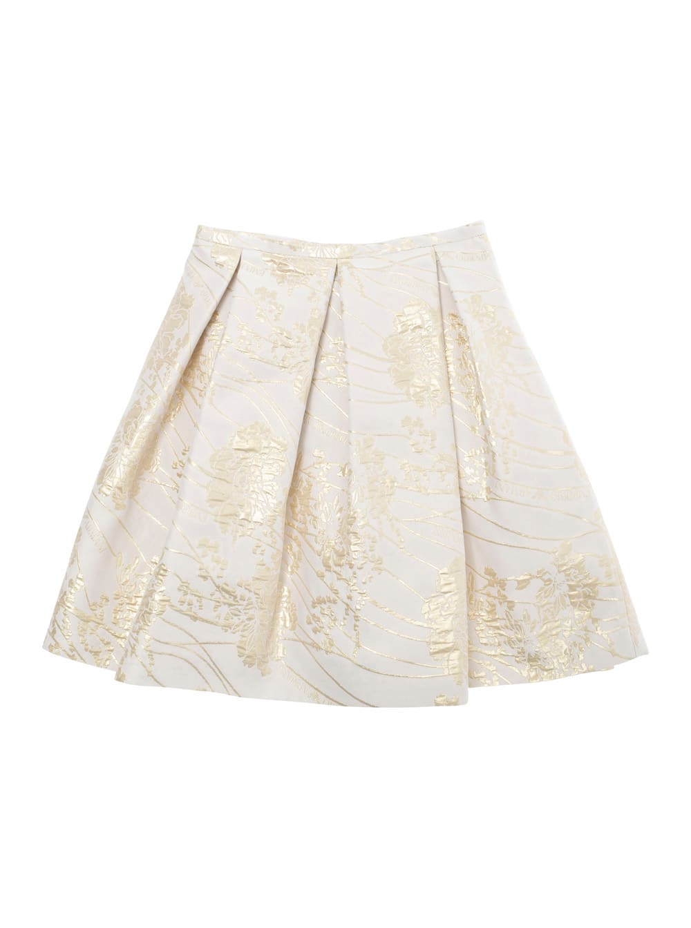 Emporio Armani Floral-motif Skirt In Multicolor