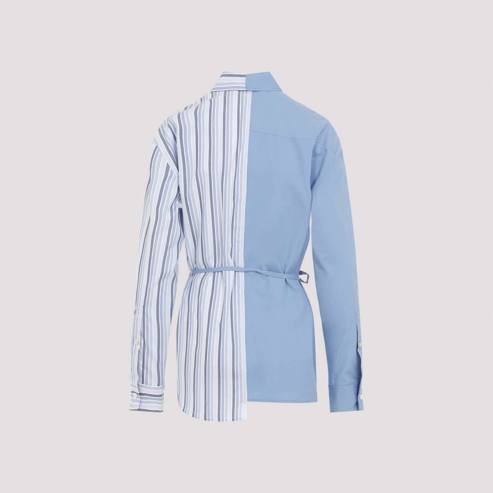 Shop Marni Cotton Shirt In Lake