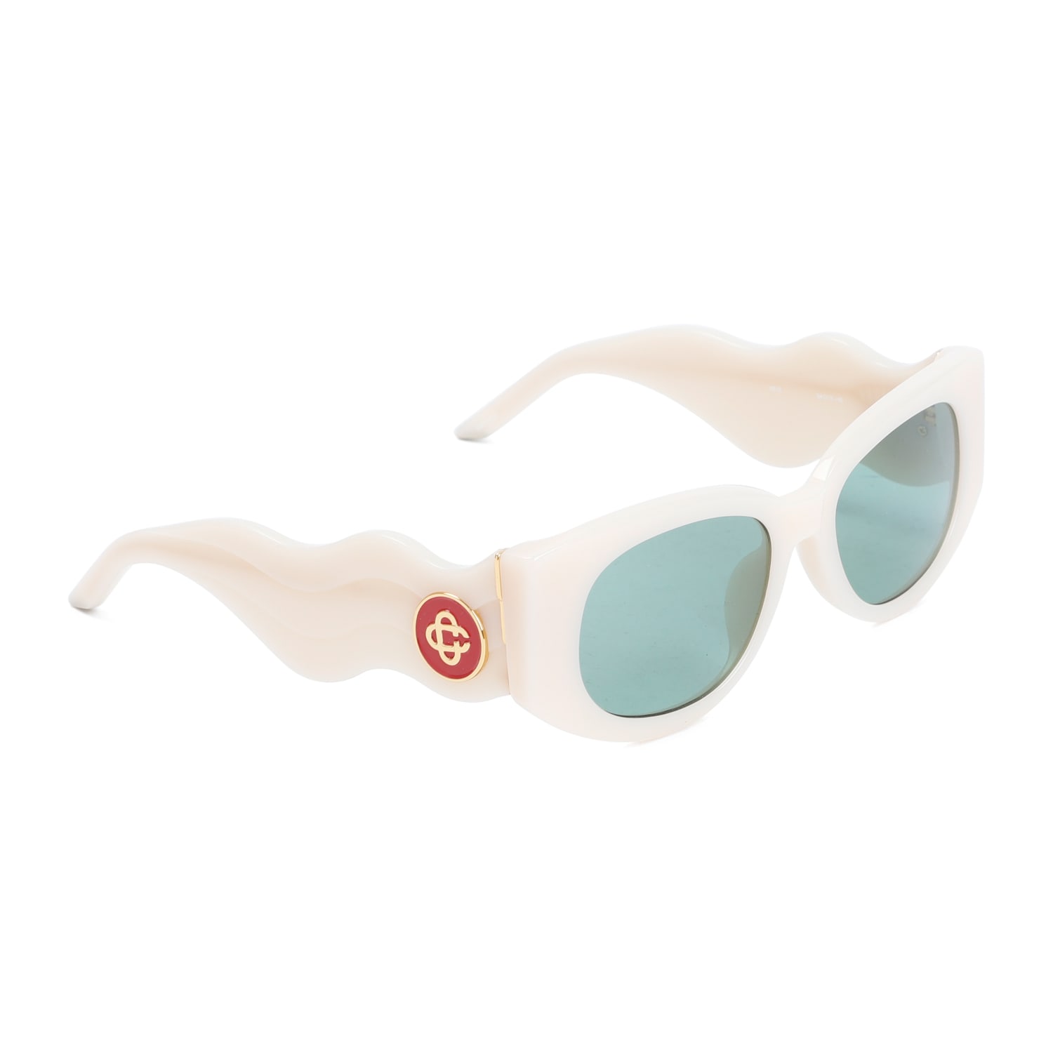 Casablanca The Memphis Rectangular-frame Sunglasses In White