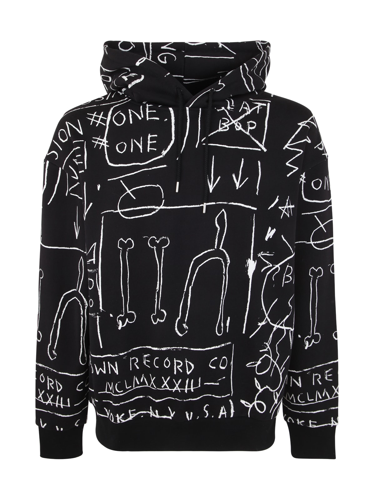 Honey Fucking Dijon Unisex Basquiat Fantastic Hoodie Knit In Black