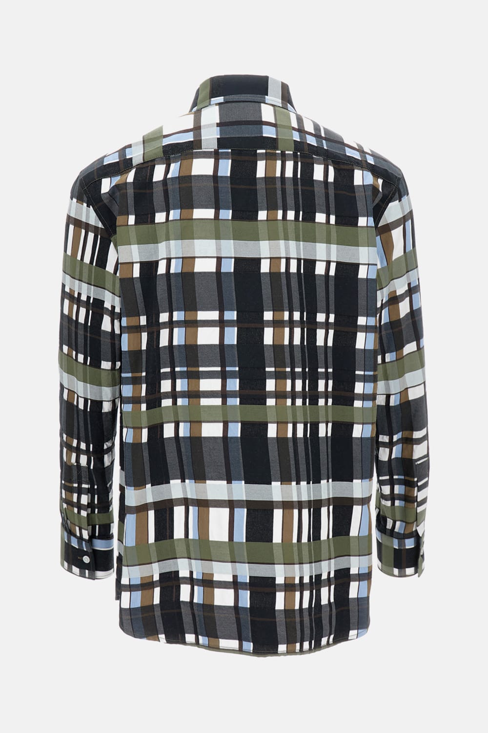 Bottega Veneta Checked Collar Shirt Long Sleeves In Multi