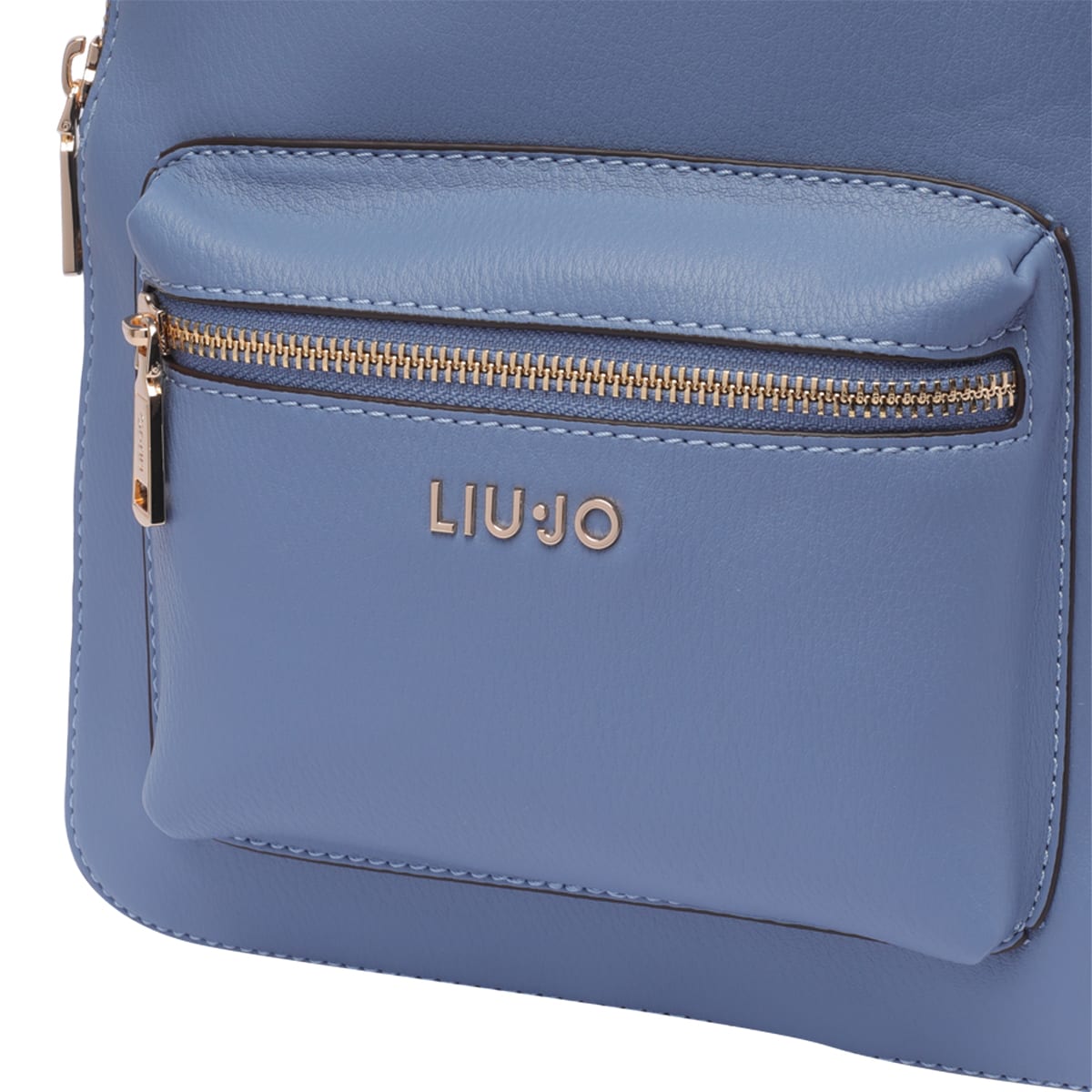 Shop Liu •jo Logo Backpack In Blue