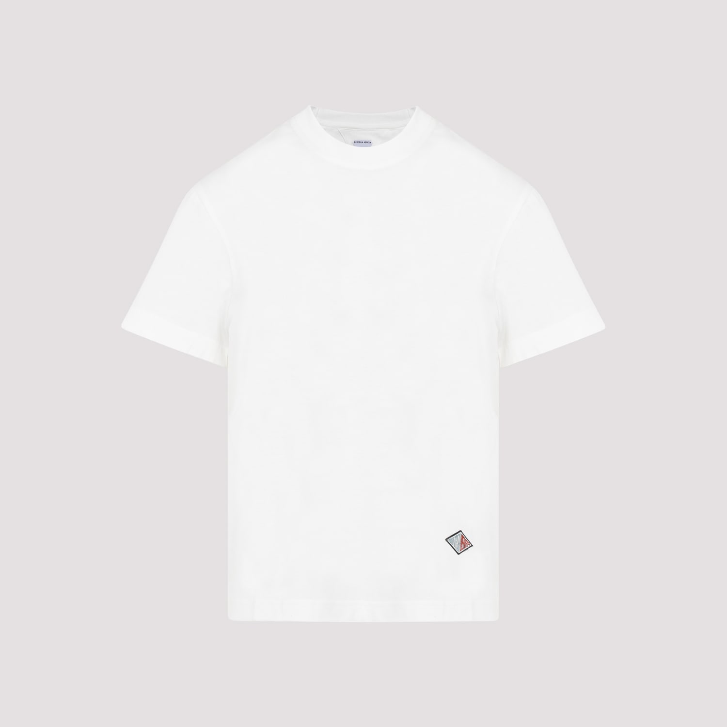 Shop Bottega Veneta Cotton T-shirt In Chalk