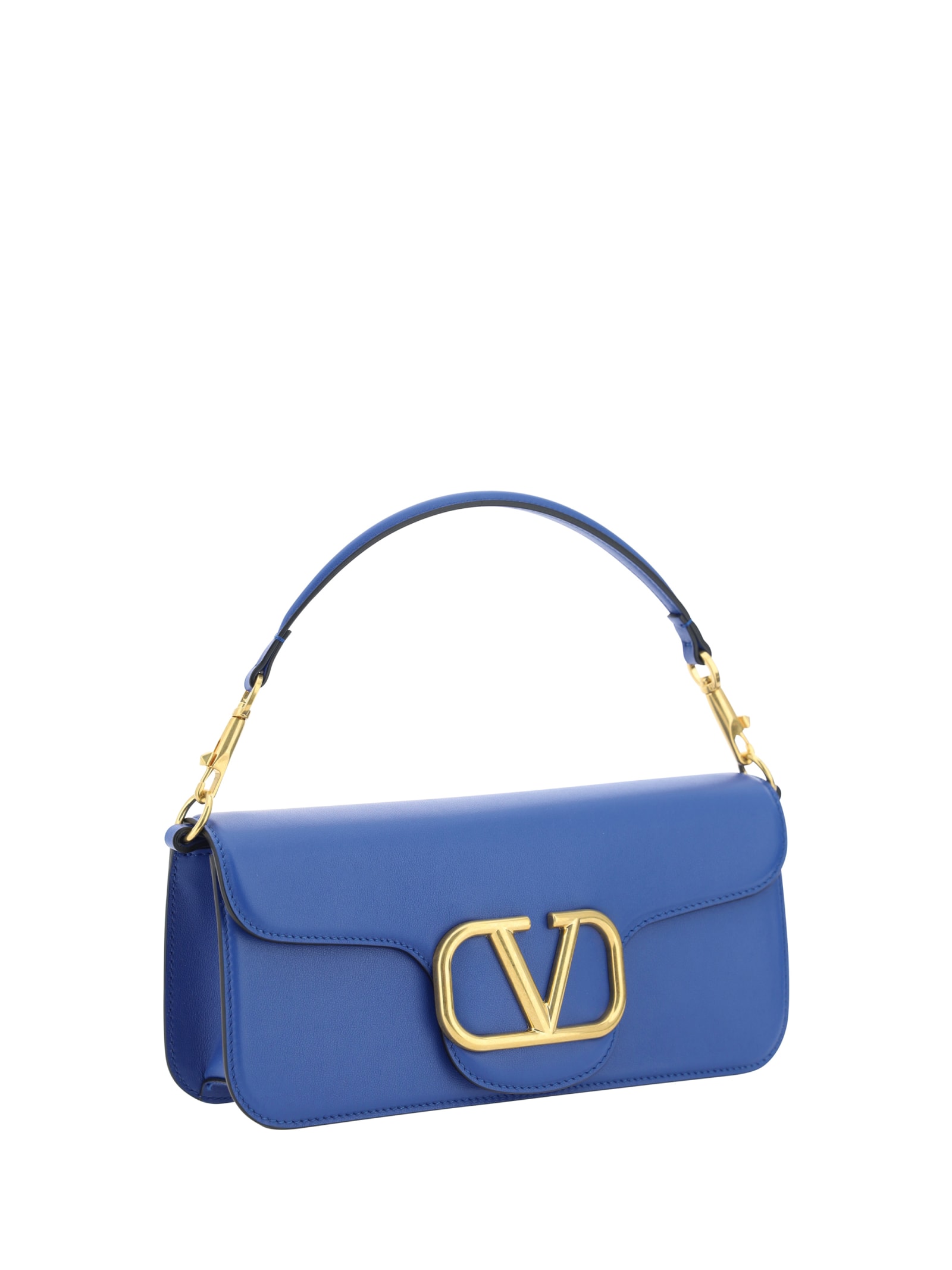 Shop Valentino Locò Handbag In Riverside Blue