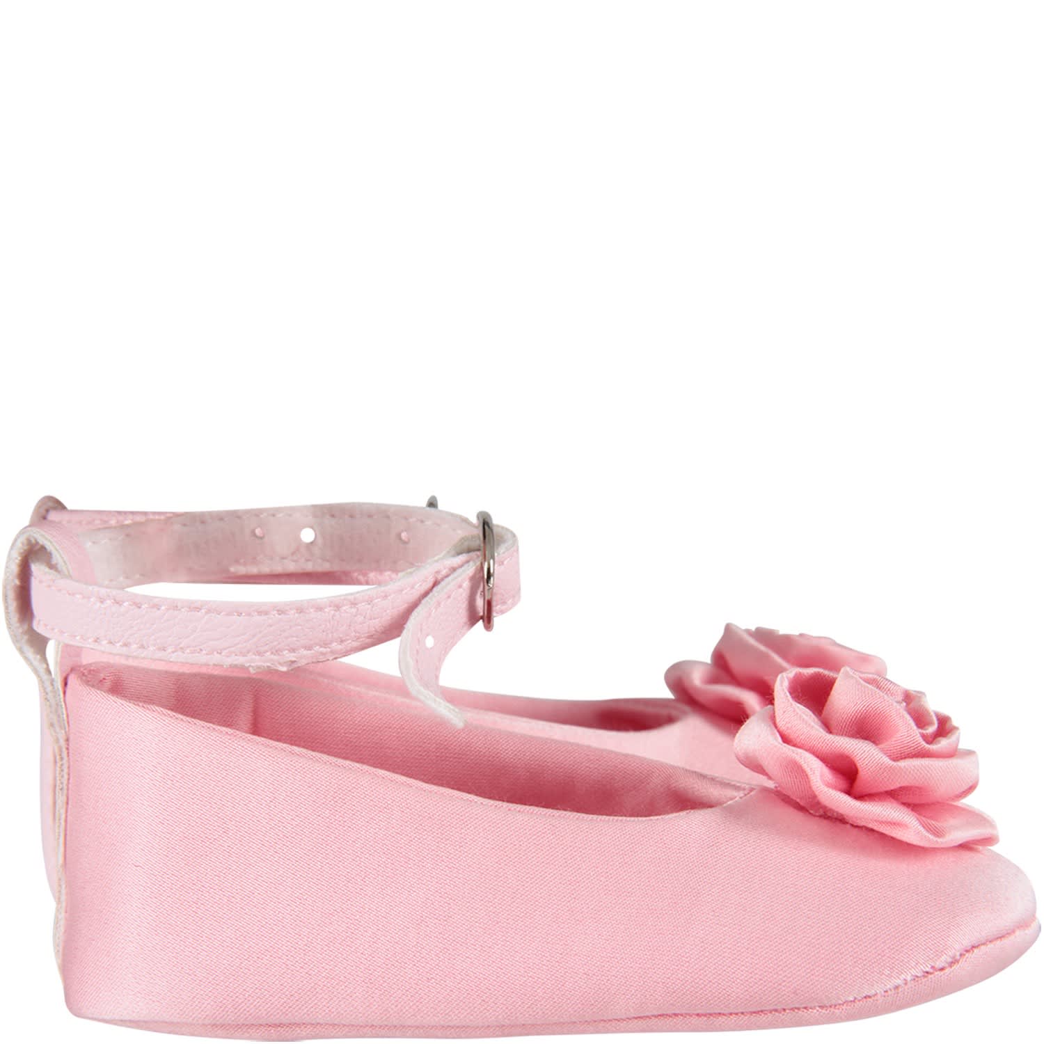 rose pink flat shoes