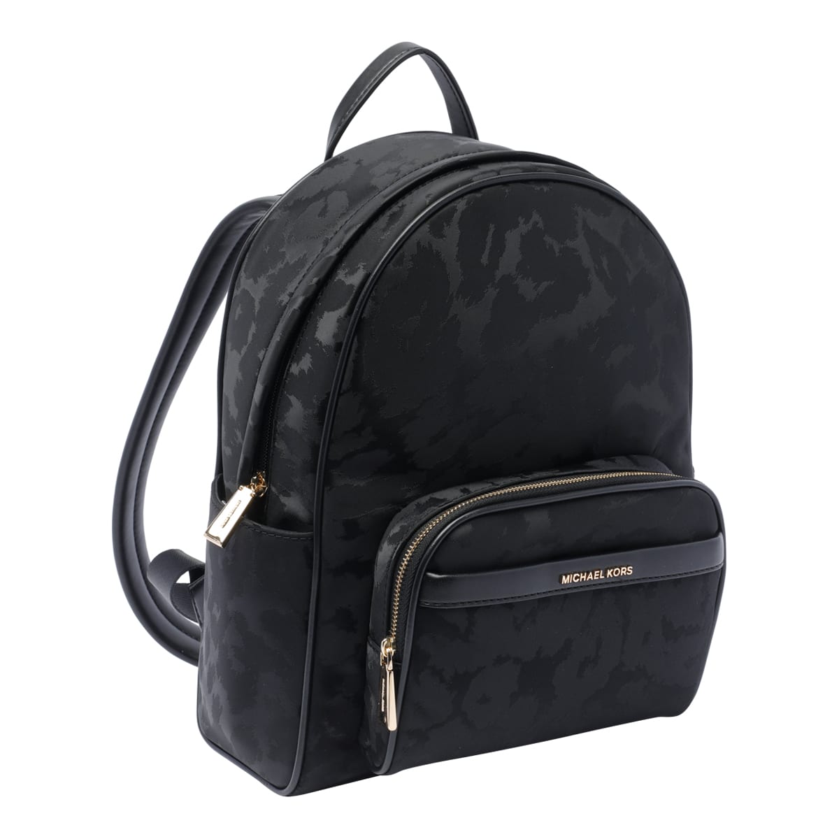 Shop Michael Michael Kors Bex Medium Printed Backpack In Black