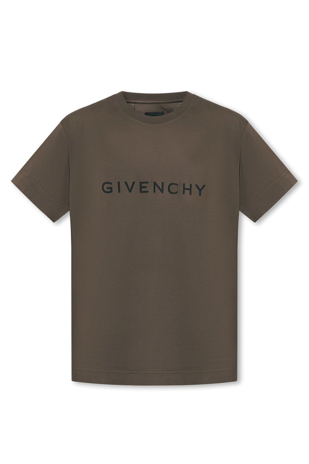 Givenchy Archetype Oversized T-shirt In Brown