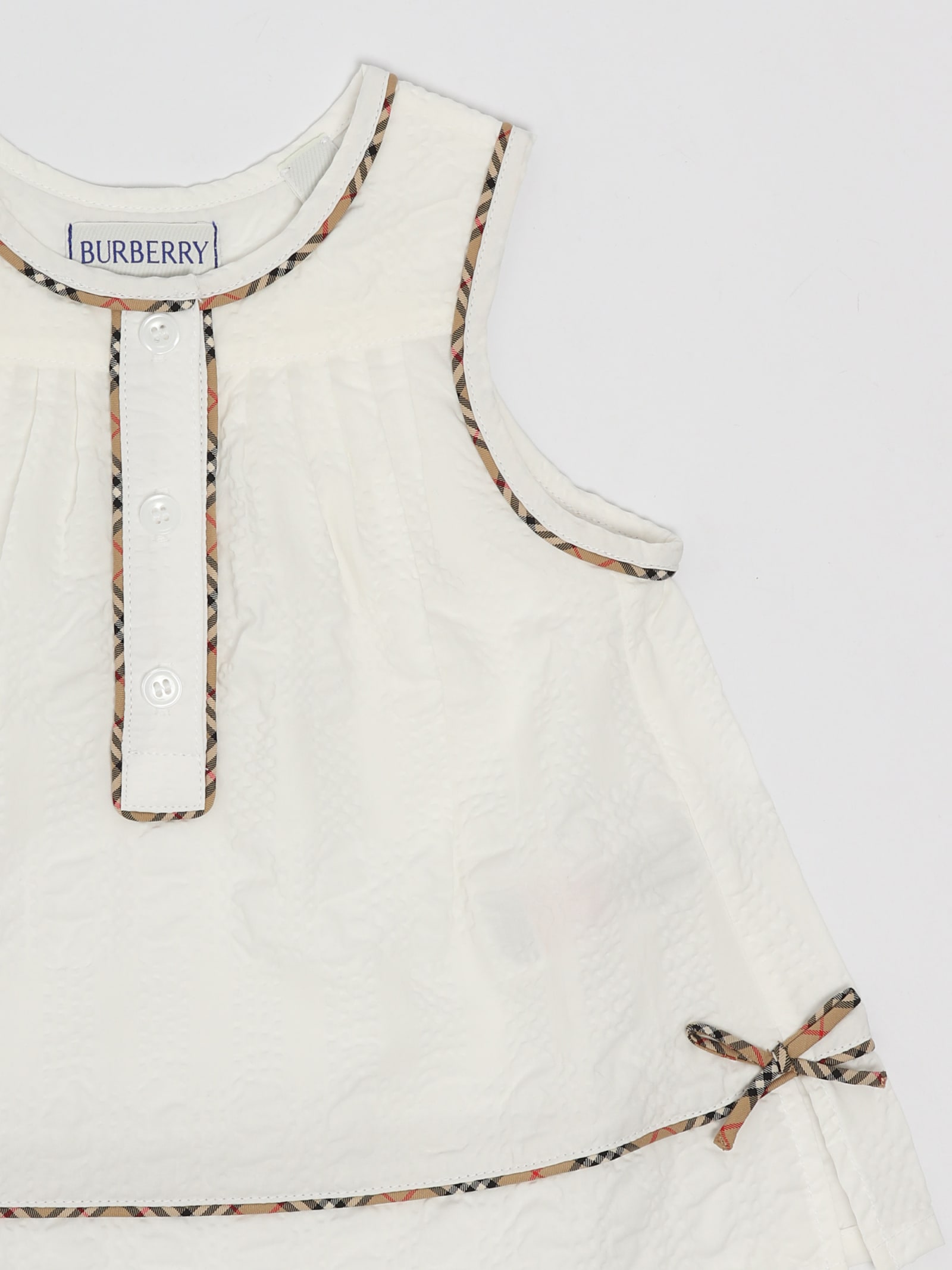 Shop Burberry Carianne Set Jump Suit In Bianco