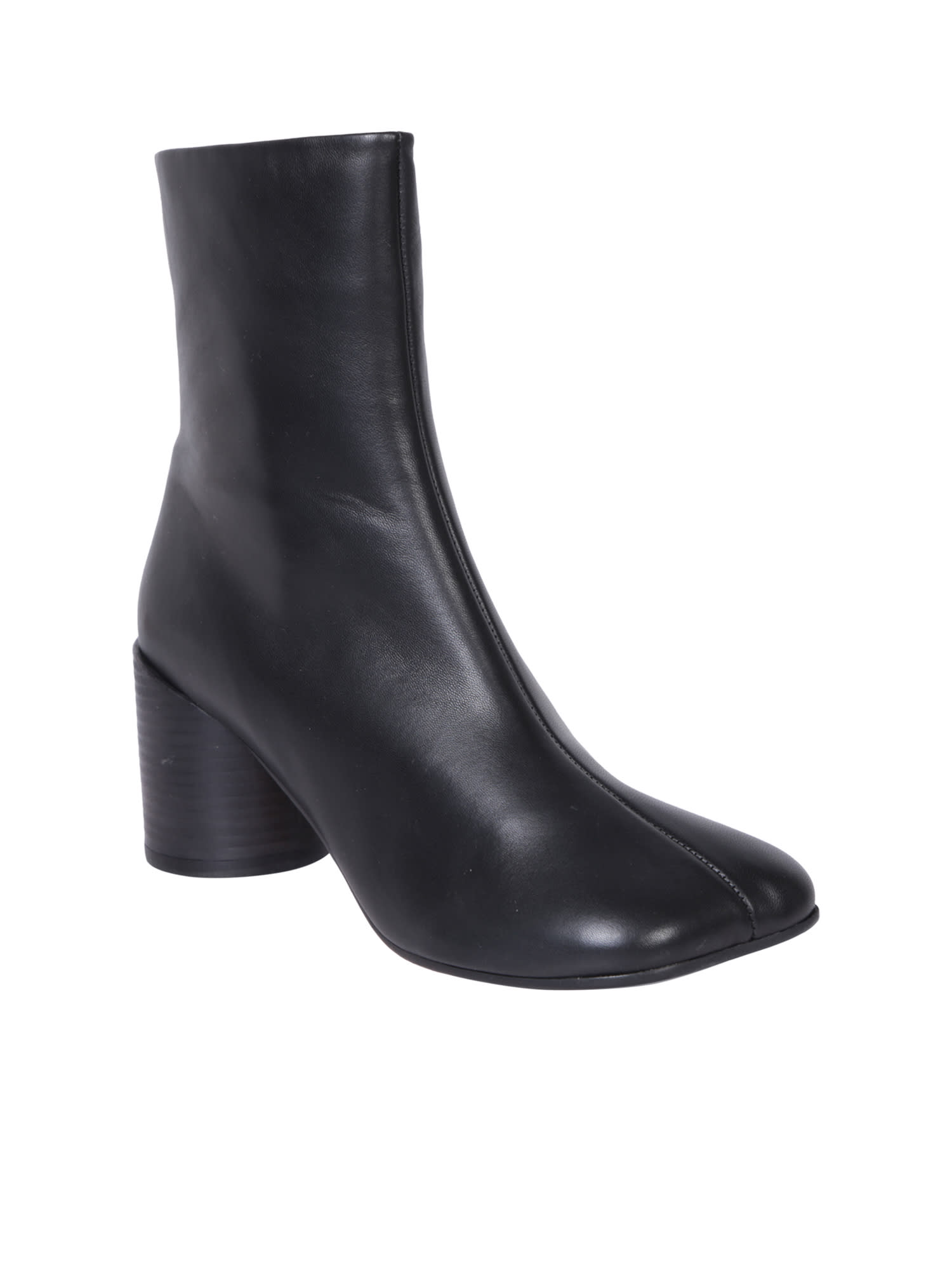 Shop Mm6 Maison Margiela Anatomic Black Ankle Boot