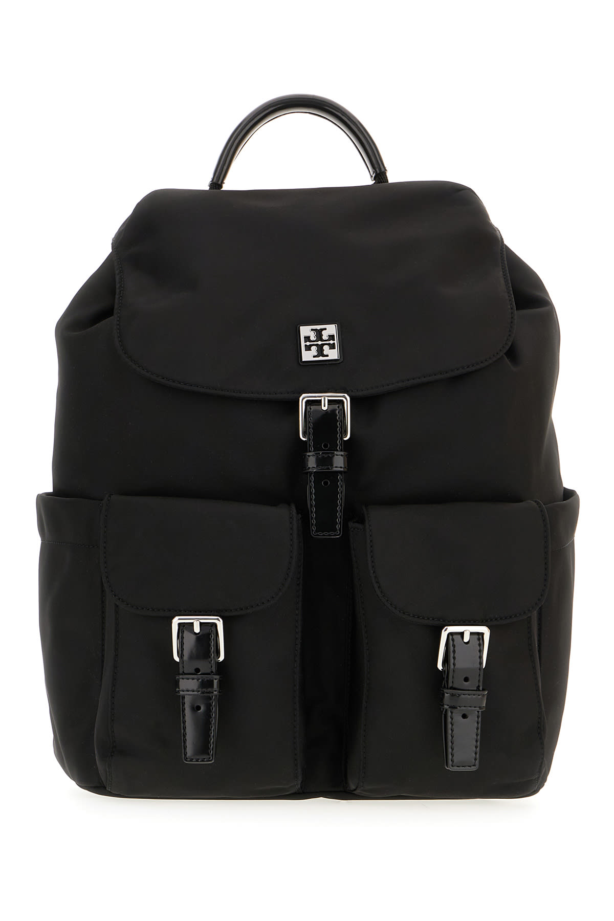 Tory Burch Black Fabric Virginia Backpack