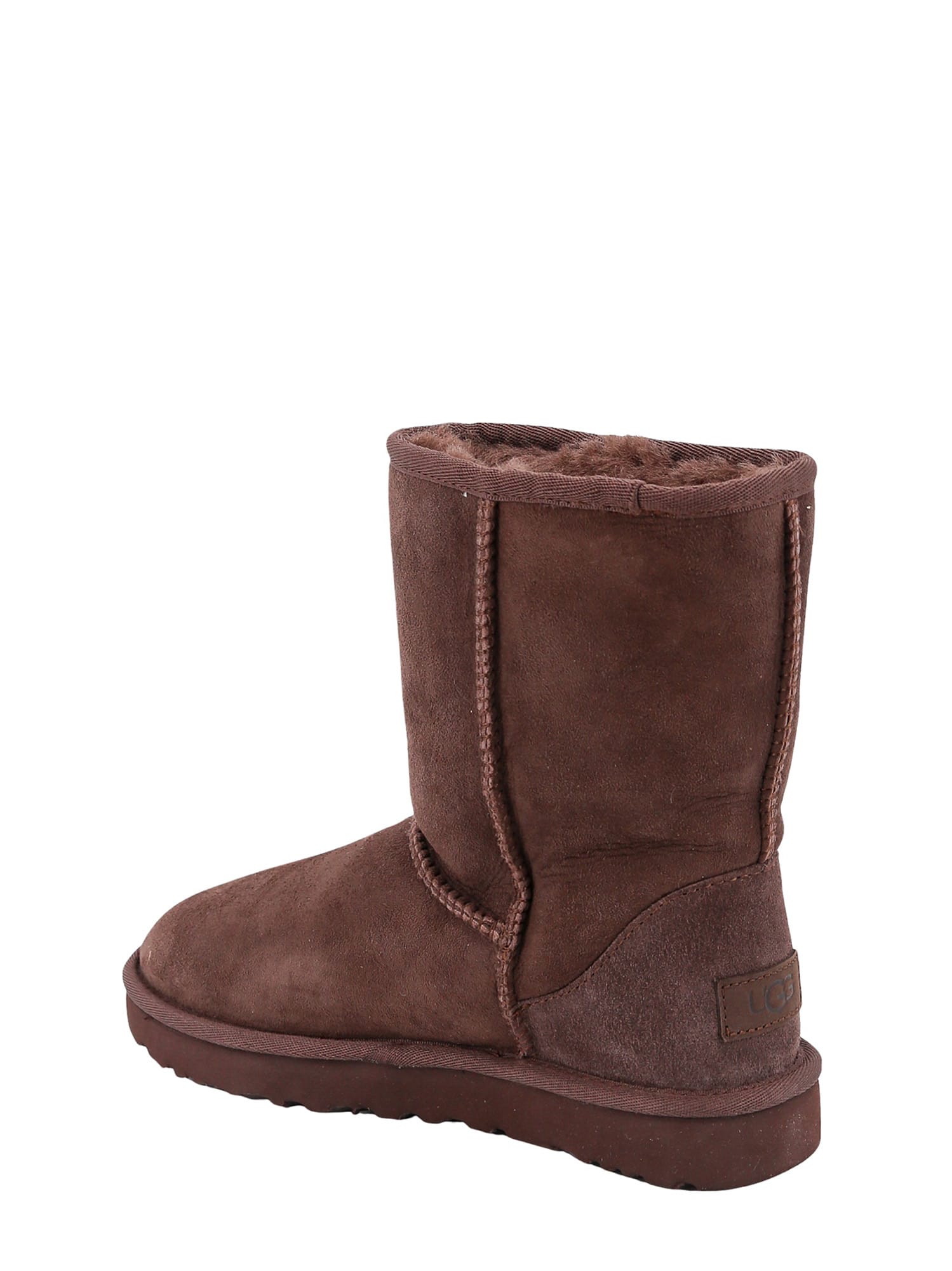 Shop Ugg Classic Short Ankle Boots In Brown