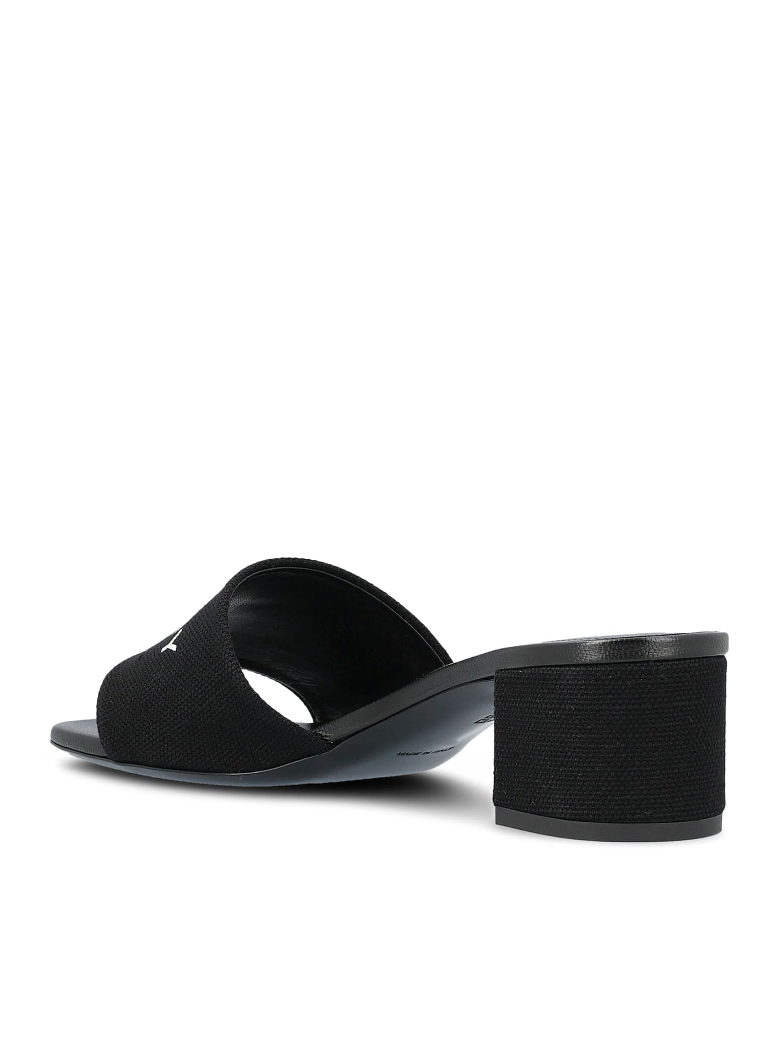 Shop Givenchy 4g Heel Sandal 45 In Black