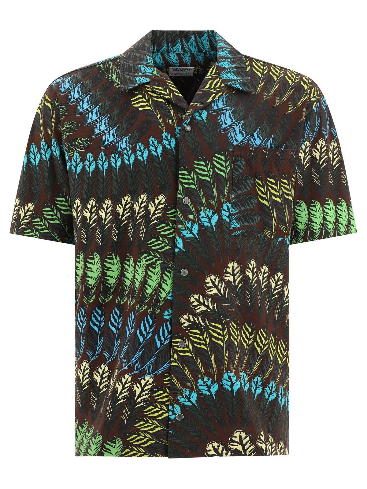 MARCELO BURLON COUNTY OF MILAN HAWAII BUTTONED SHIRT MARCELO BURLON