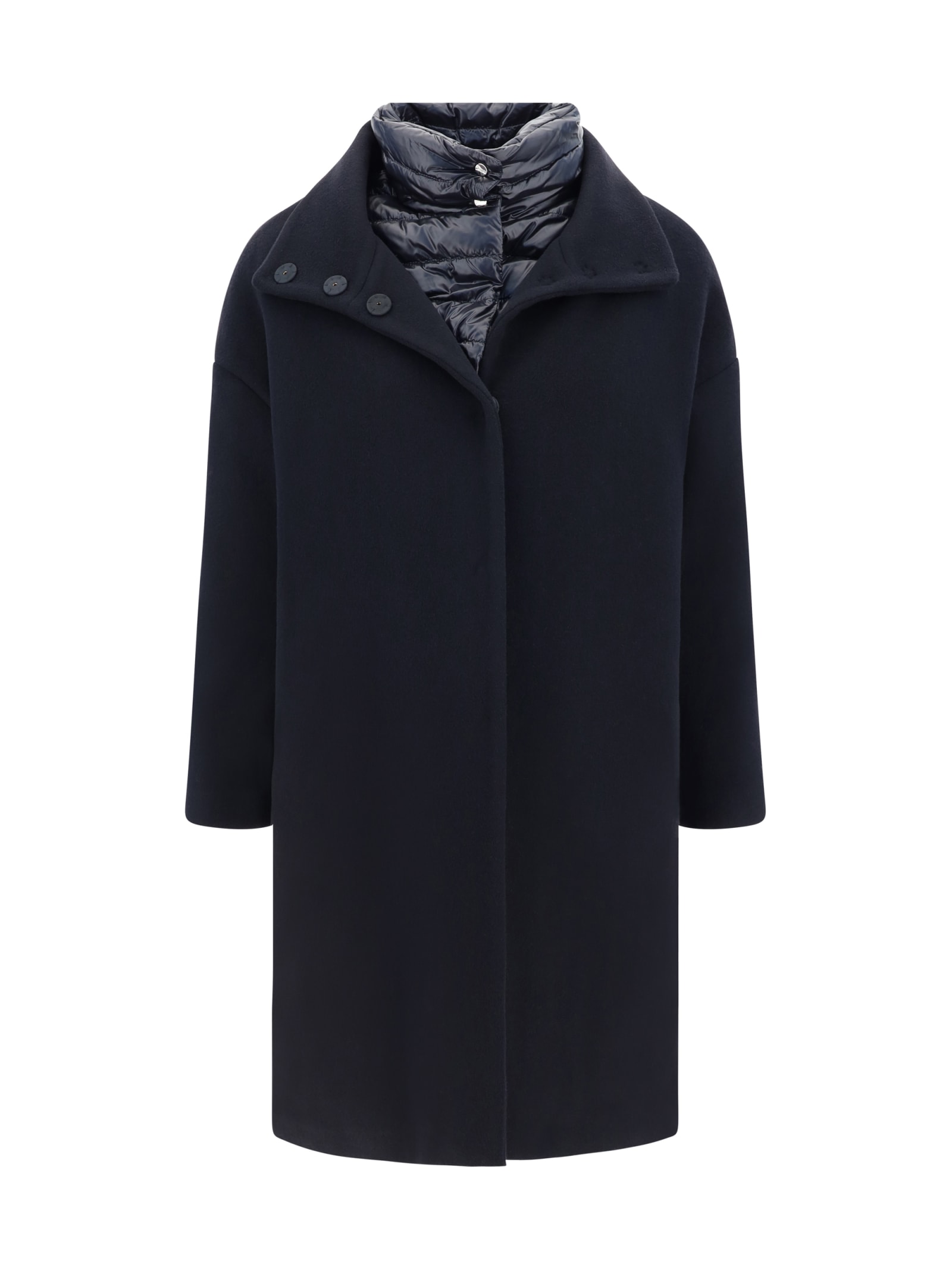 Shop Herno Down Coat In Nero