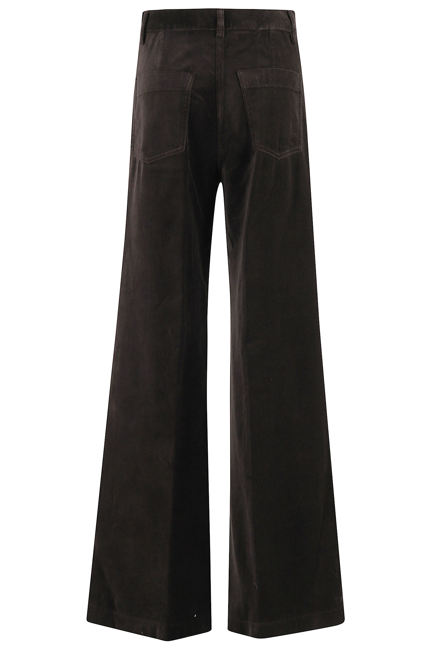 Aspesi Wide-leg Casual Pants In Brown