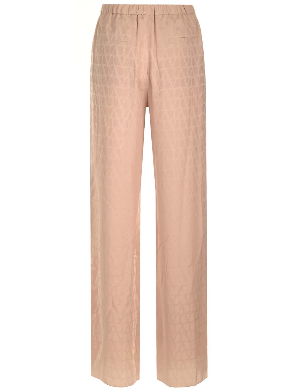 Shop Valentino Toile Iconographe Silk Trousers
