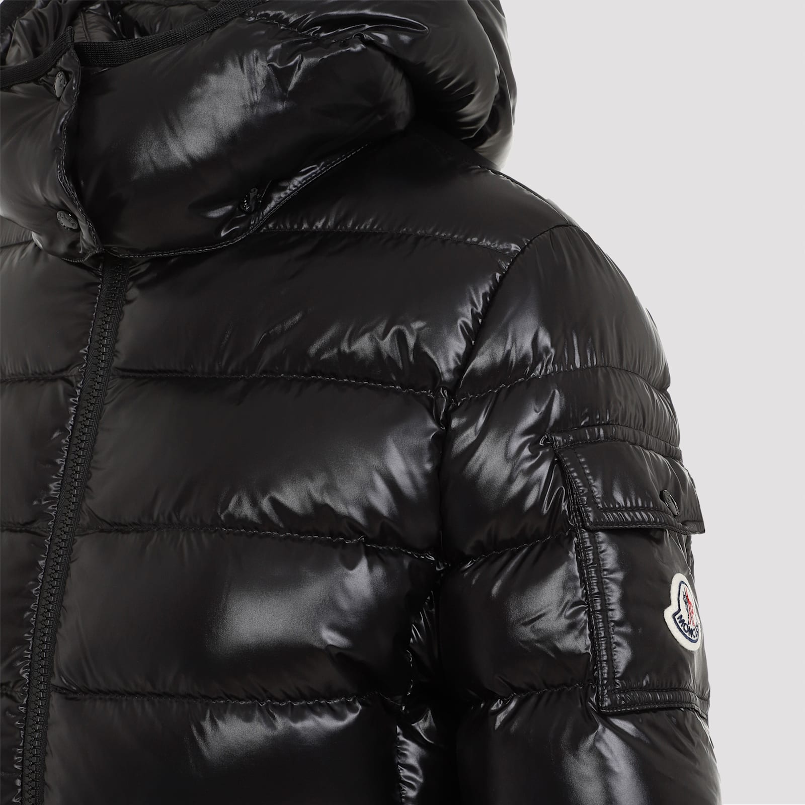Moncler Bady Black Polyamide Jacket In Black