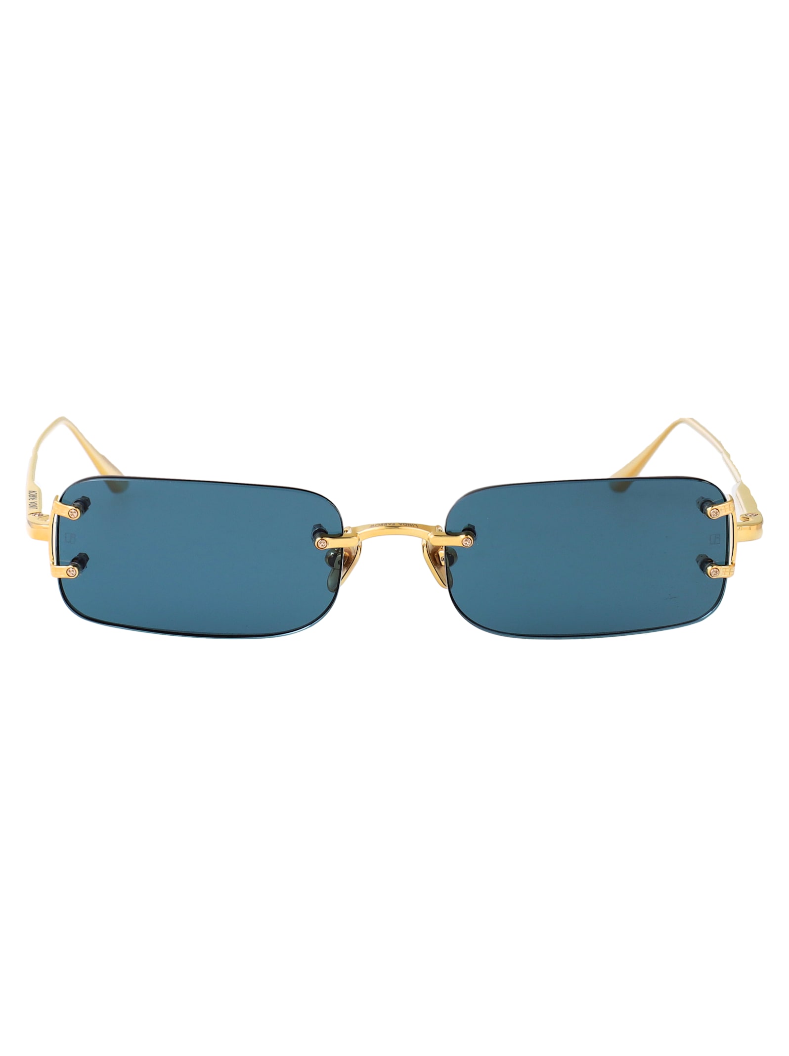 Linda Farrow Taylor Sunglasses In Blue