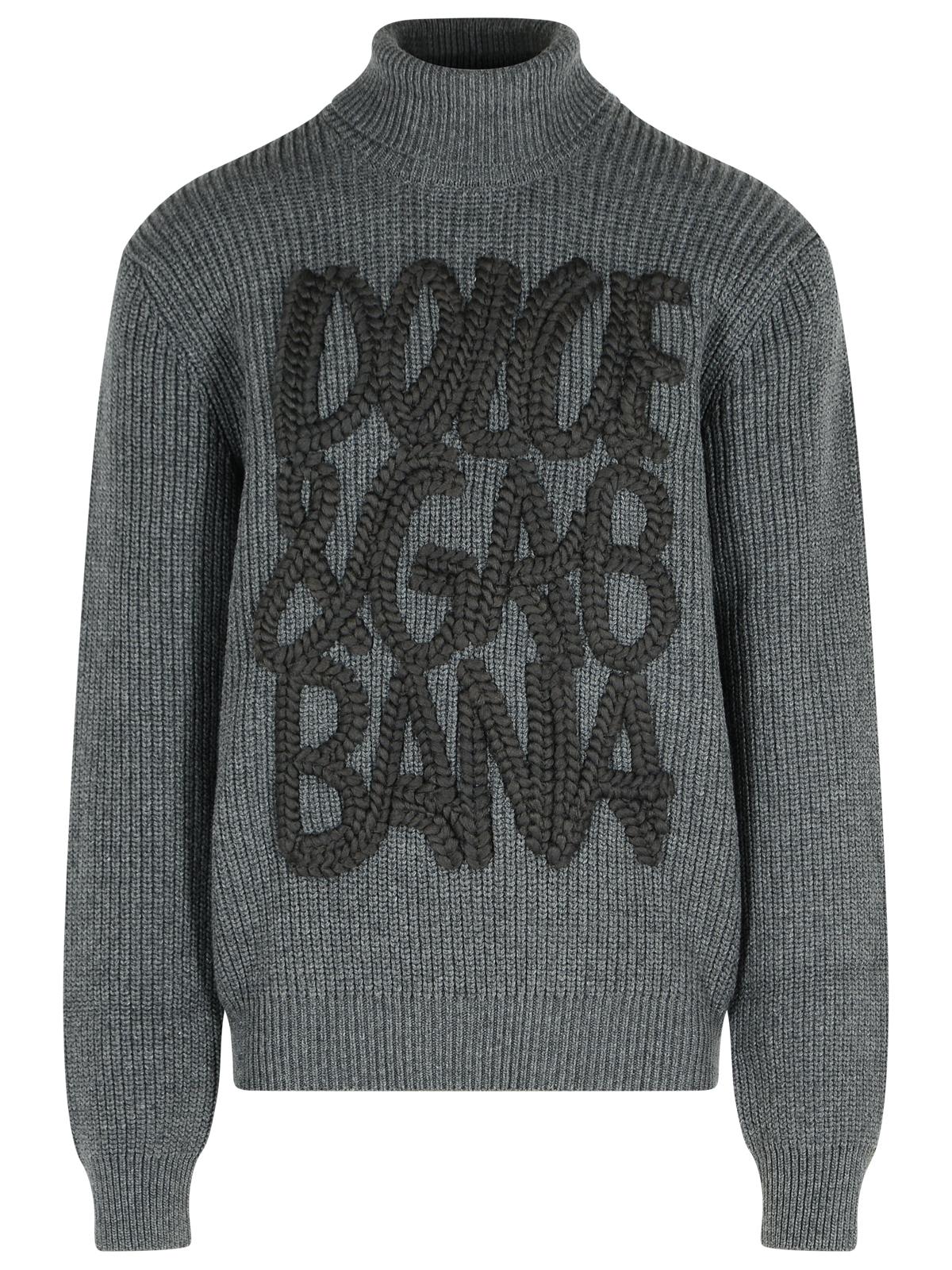 Dolce & Gabbana I Grey Virgin Wool Sweater