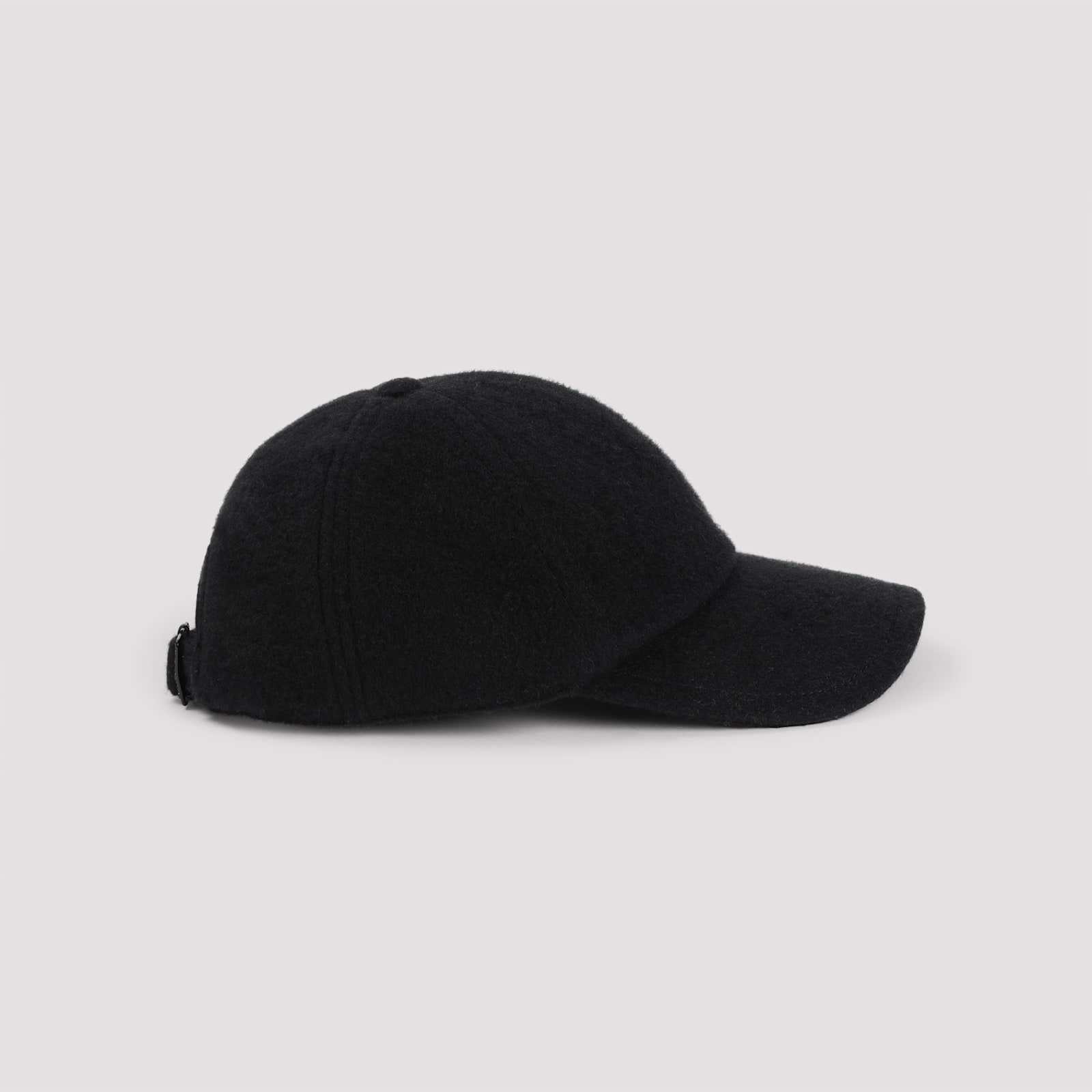 Shop Saint Laurent Sl Embroidered Hat In Nero