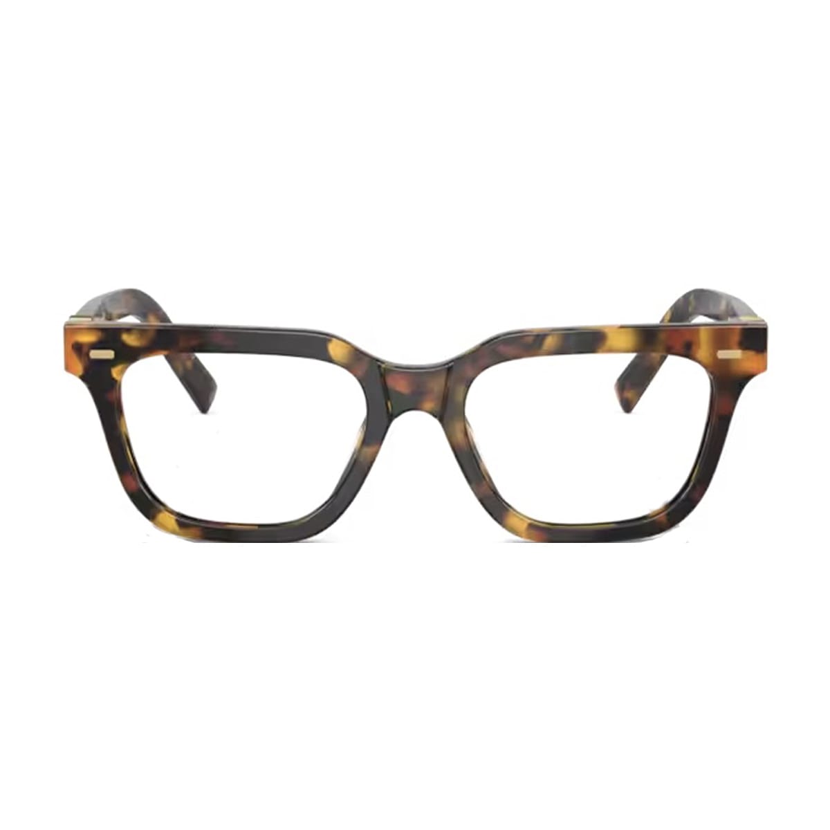 Shop Miu Miu 0mu 07xv Vau1o1 Havana Glasses In Marrone