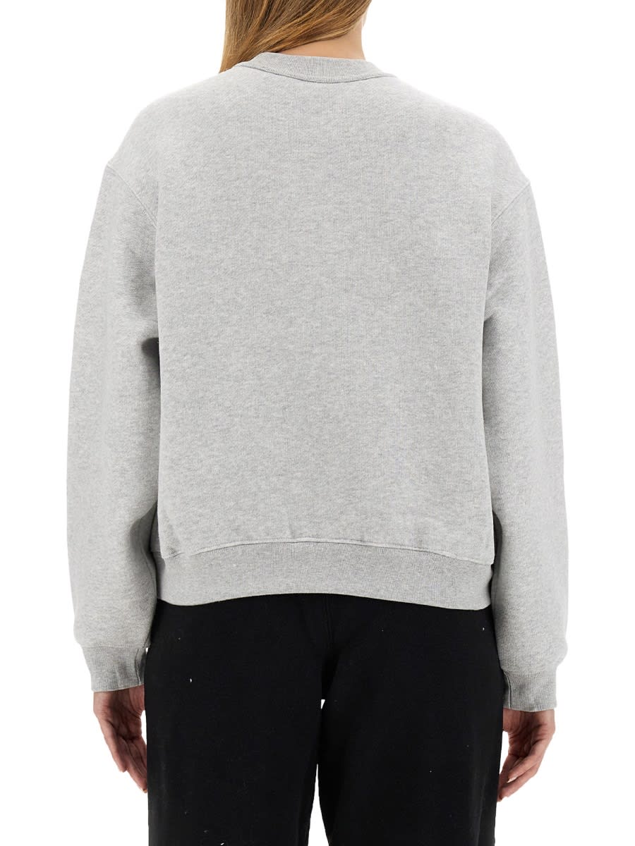 Shop Alexander Wang T Essential Sweatshirt In Grey