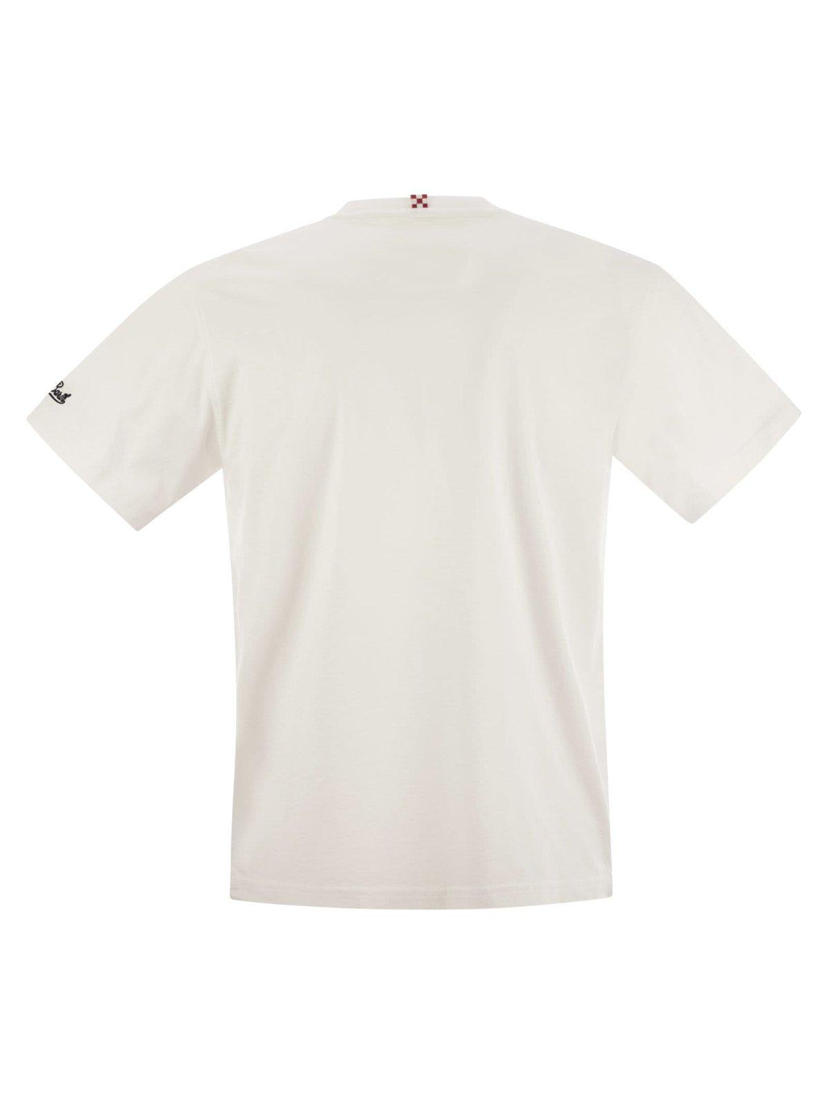 MC2 SAINT BARTH PRINTED CREWNECK T-SHIRT