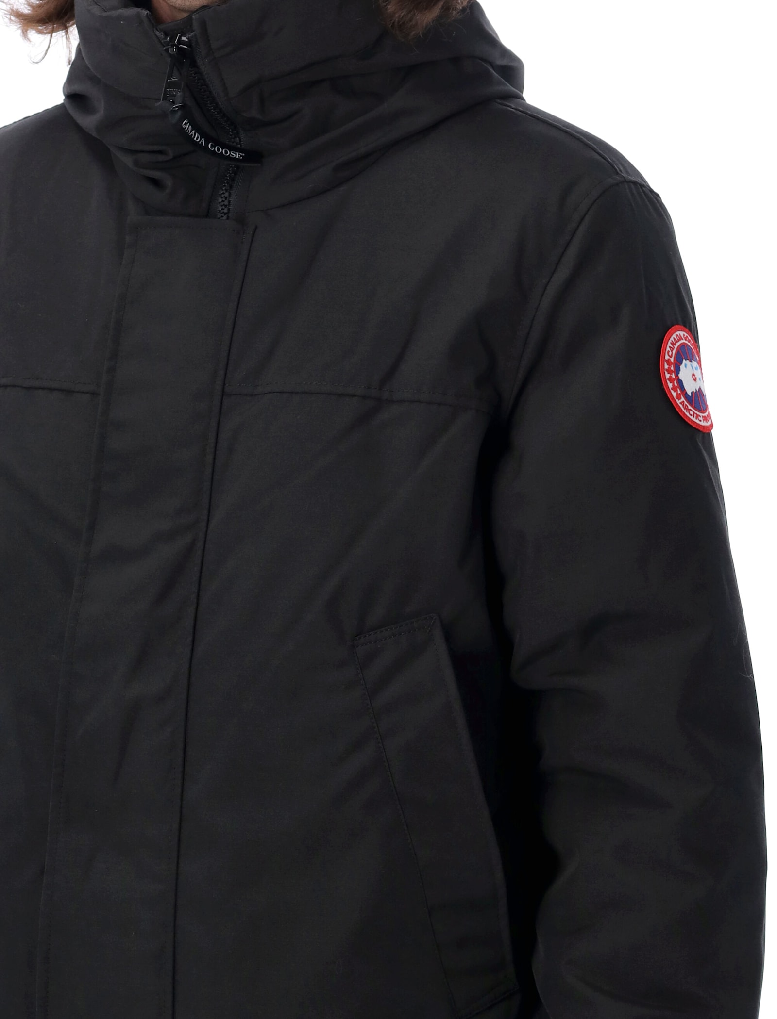 Shop Canada Goose Langford Parka In Black