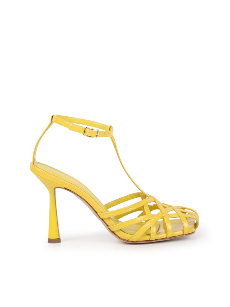 Aldo Castagna Lidia Sandals Made Of Painted Leather