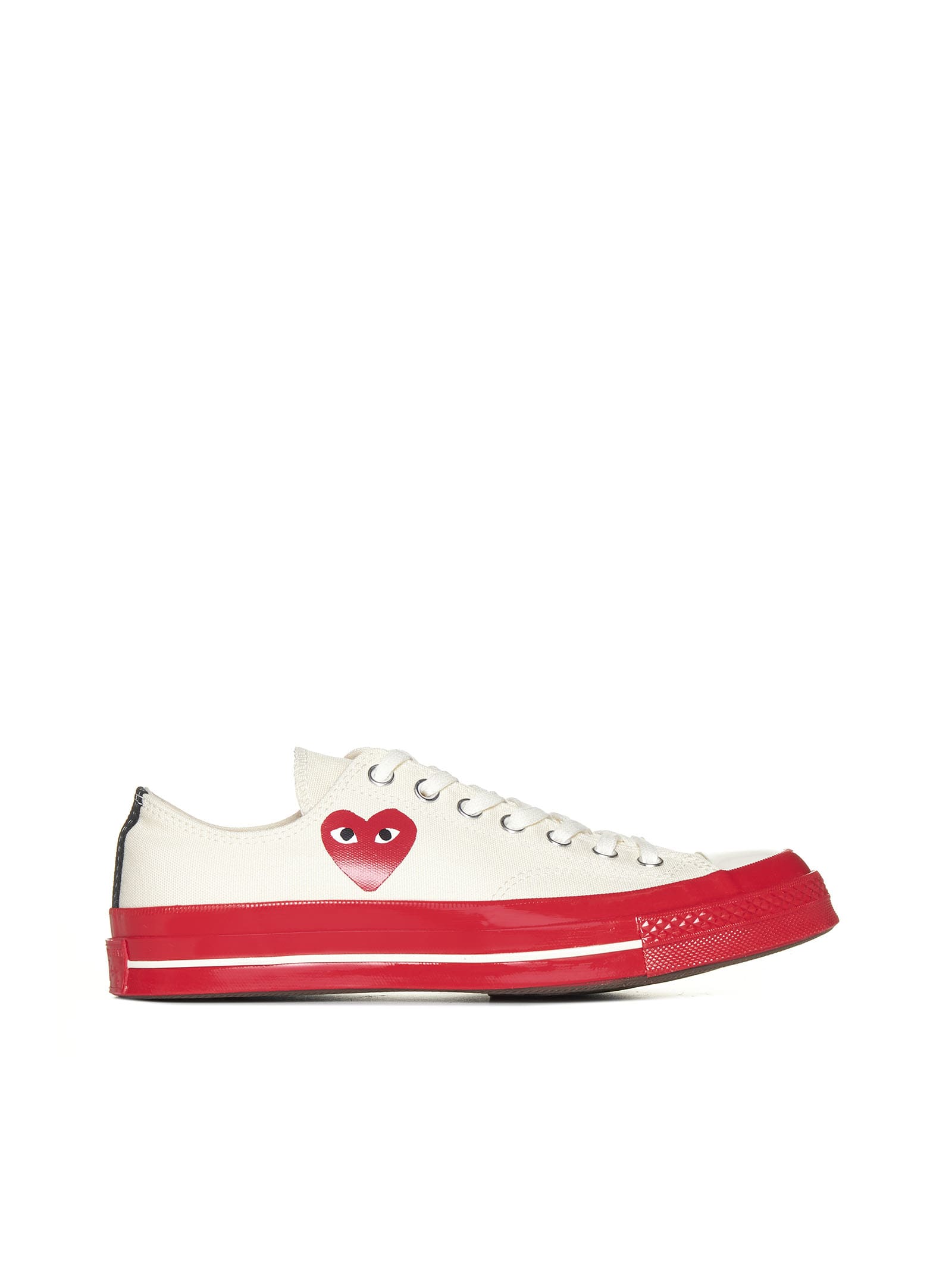 Comme Des Garçons Play Sneakers In White