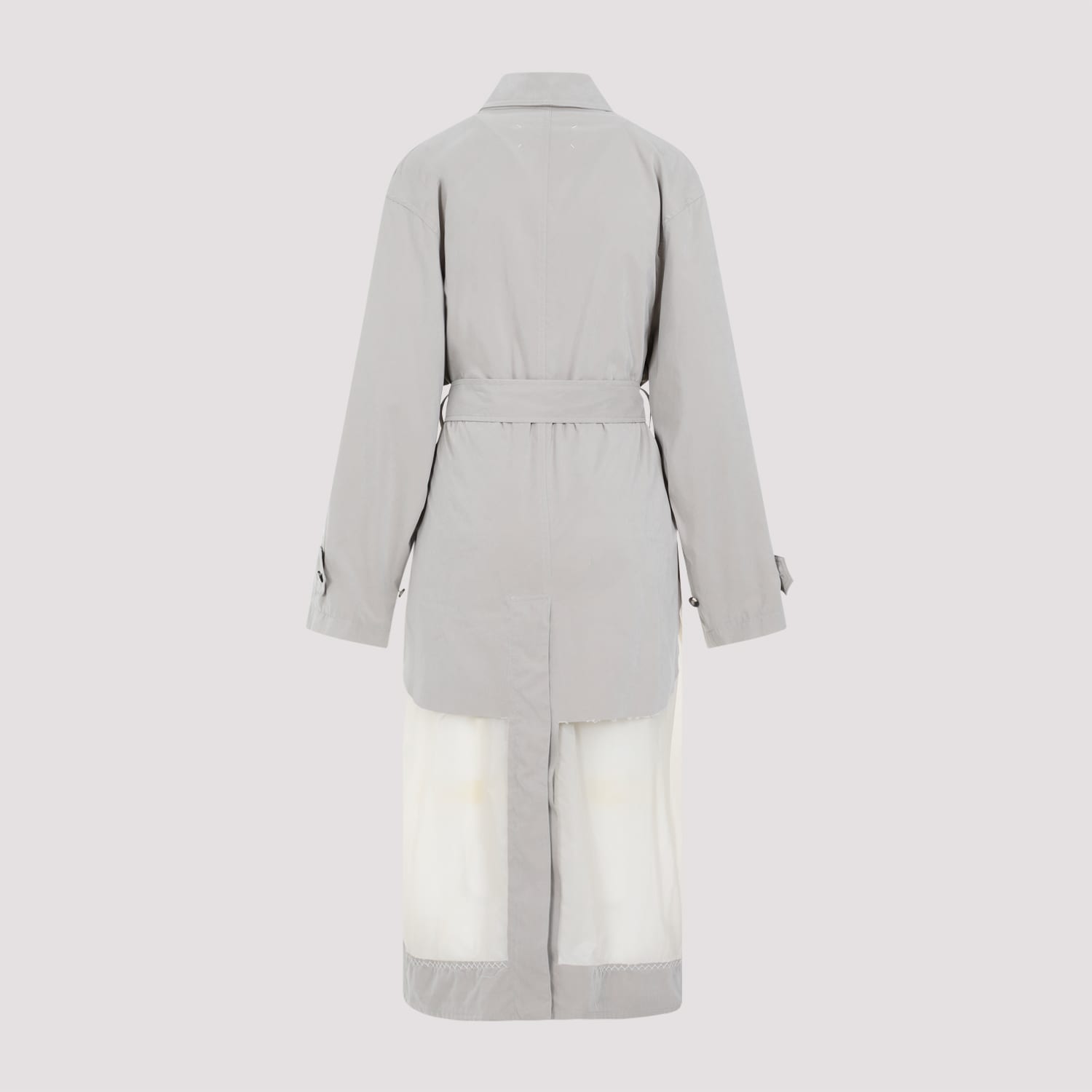 Shop Maison Margiela Trench Coat In Sand