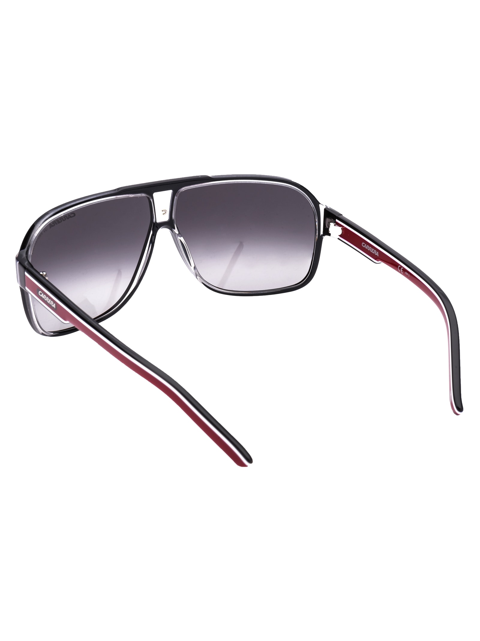 Carrera Blackcrystal Blackcrystalwhite Acetate Sunglasses In Gray