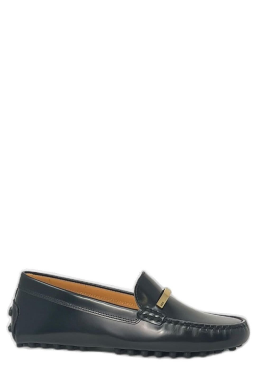 Shop Tod's Gommino Driving Loafers In Black