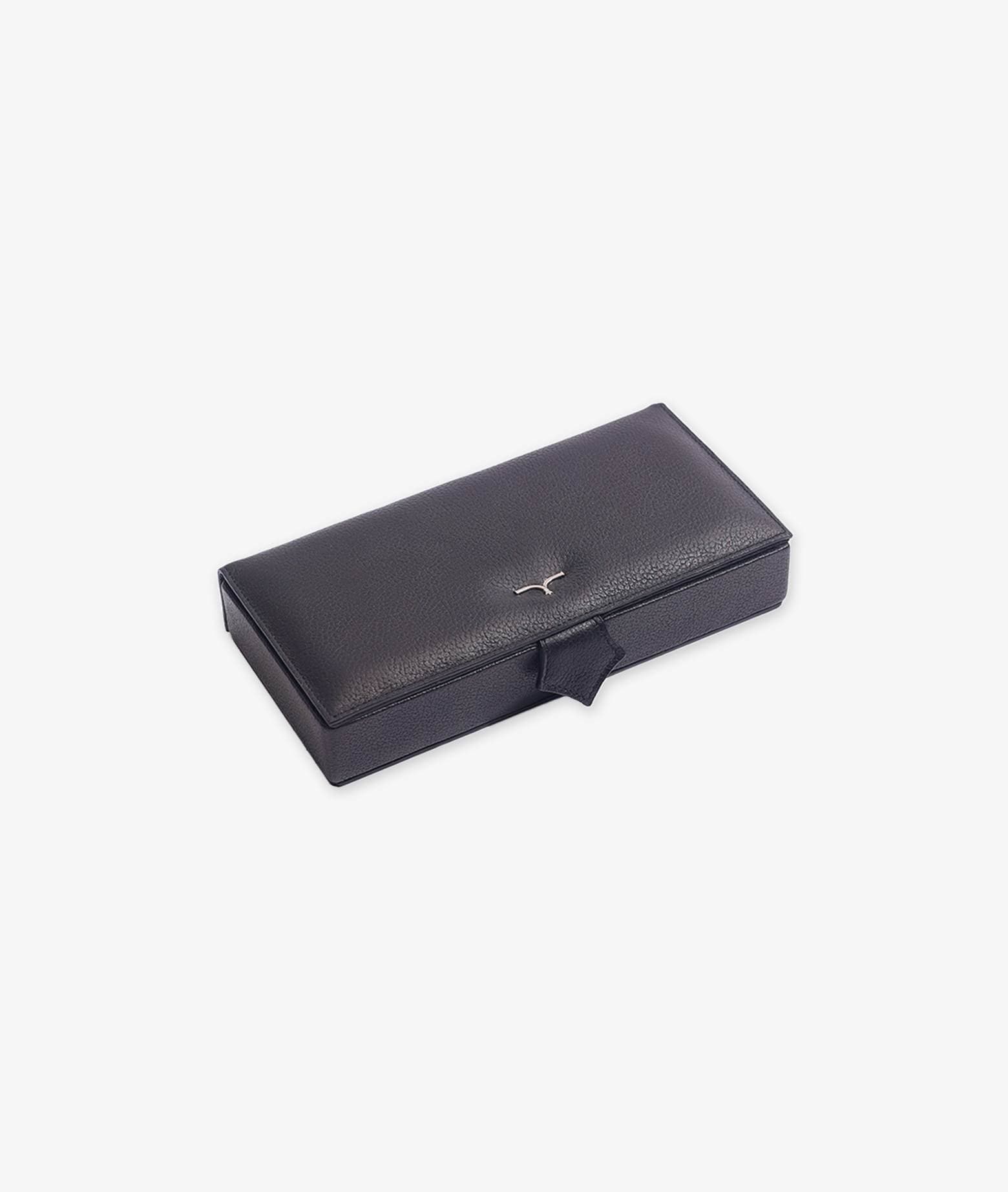 Shop Larusmiani Cufflink Holder Cufflinks In Black