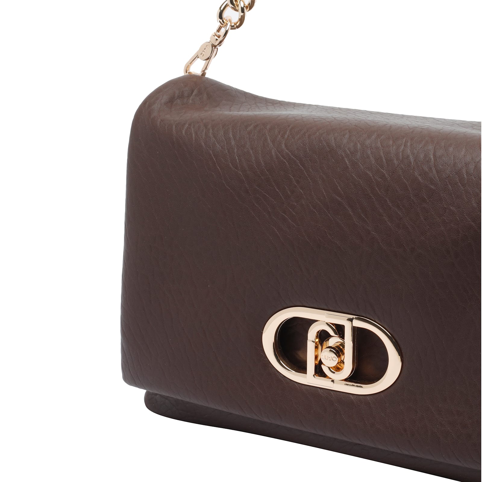 Liu •jo Versatile Crossbody Bag Chain Strap In Brown