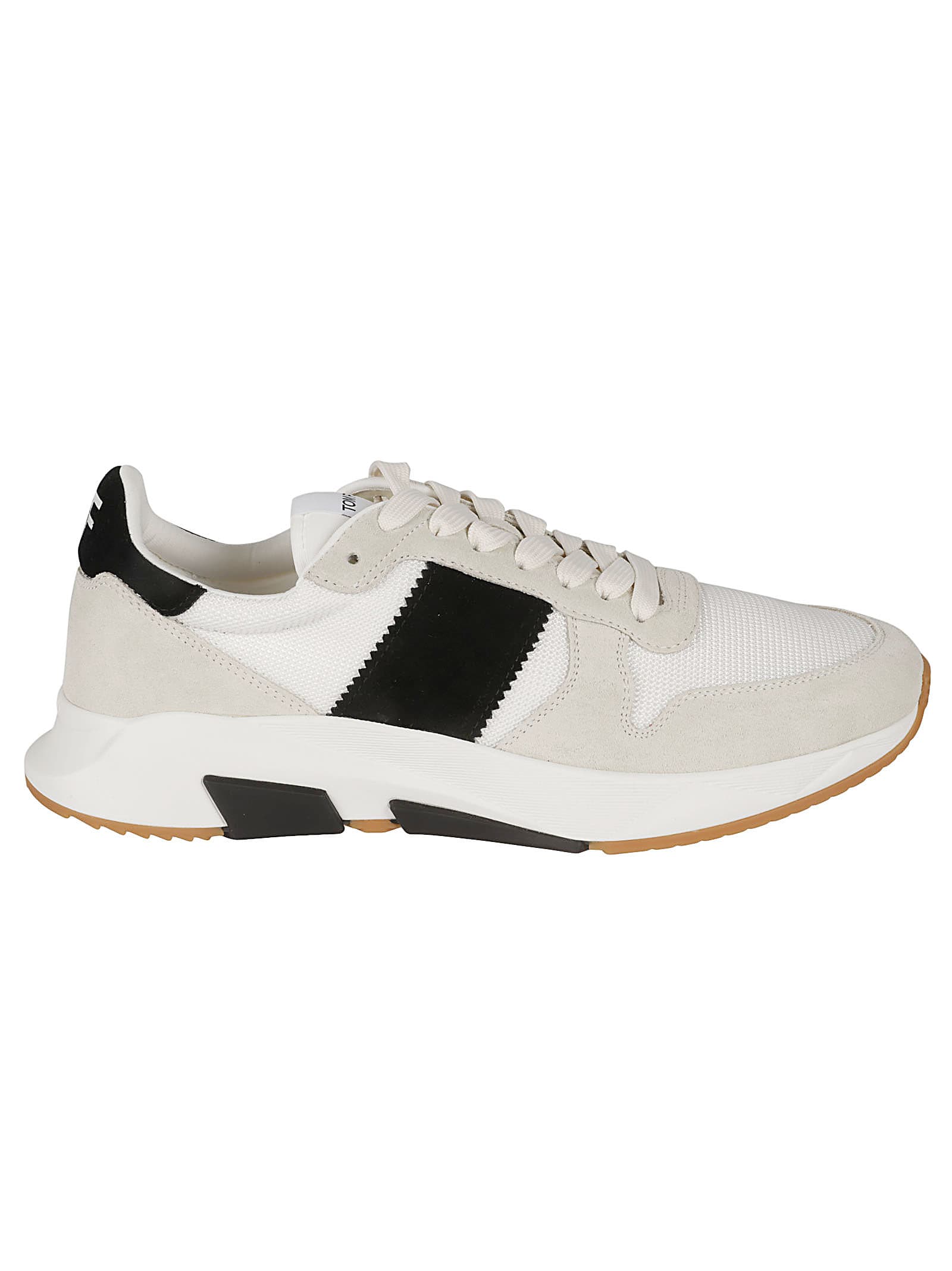 TOM FORD BACK LOCK LACE-UP SNEAKERS
