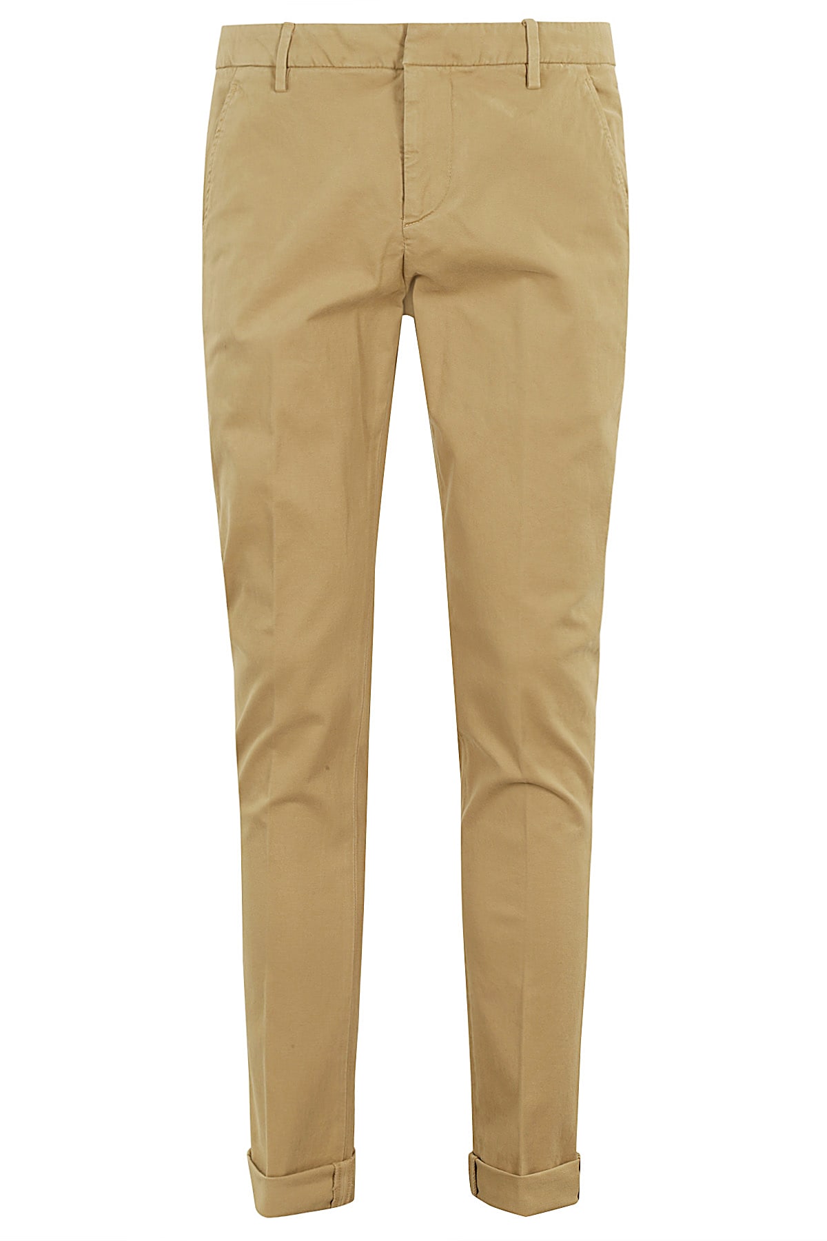 Dondup Pantalone Gaubert Gabardina In Camel