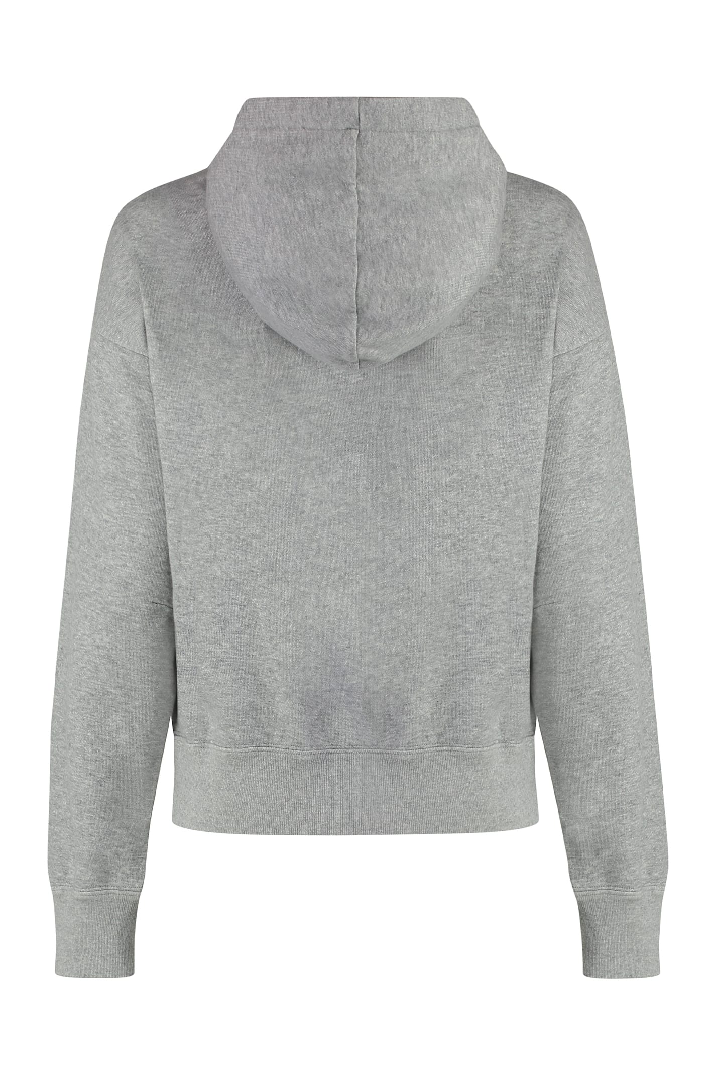 Shop Isabel Marant Sylla Cotton Hoodie In Grey