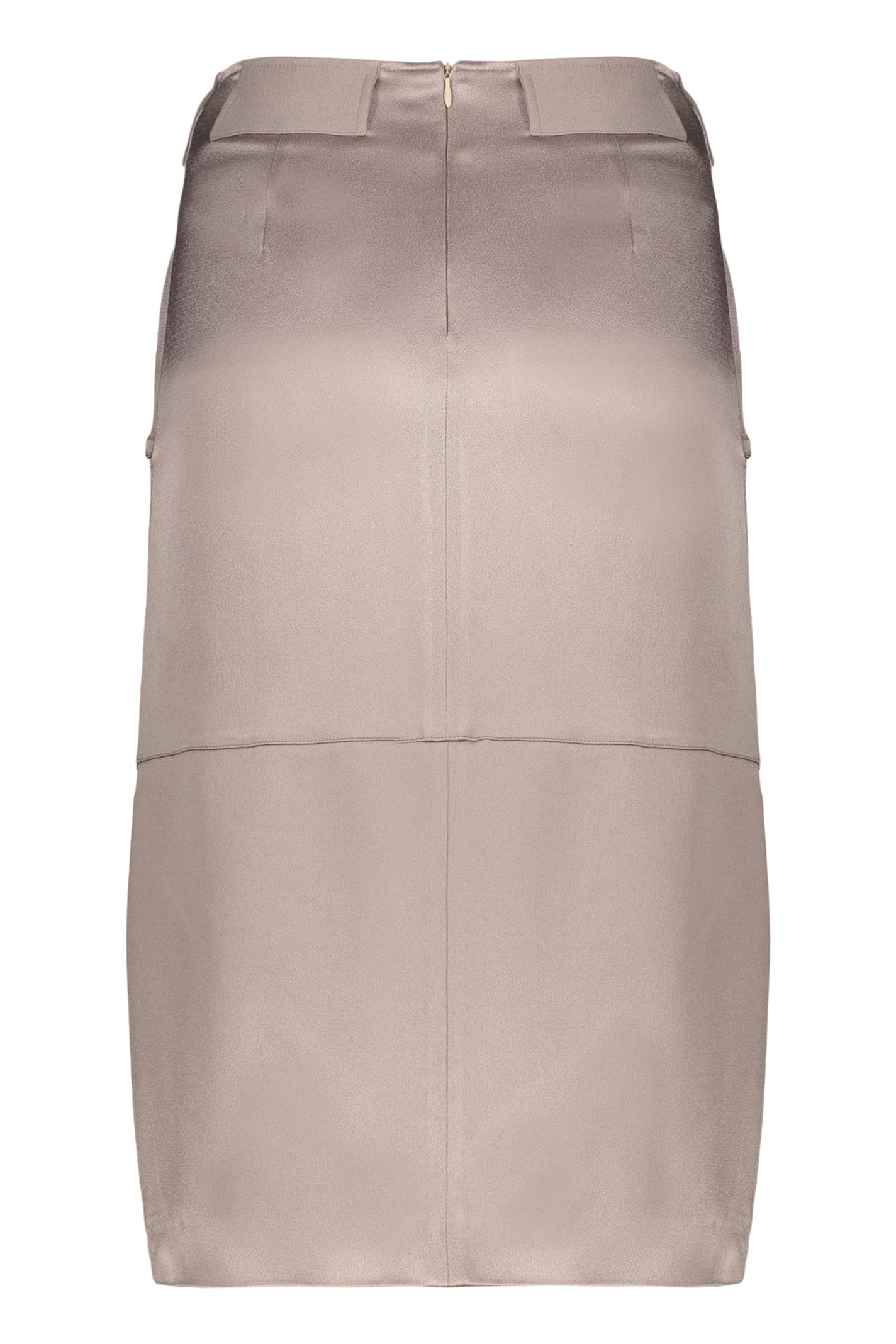 Lorena Antoniazzi Satin Skirt In Khaki