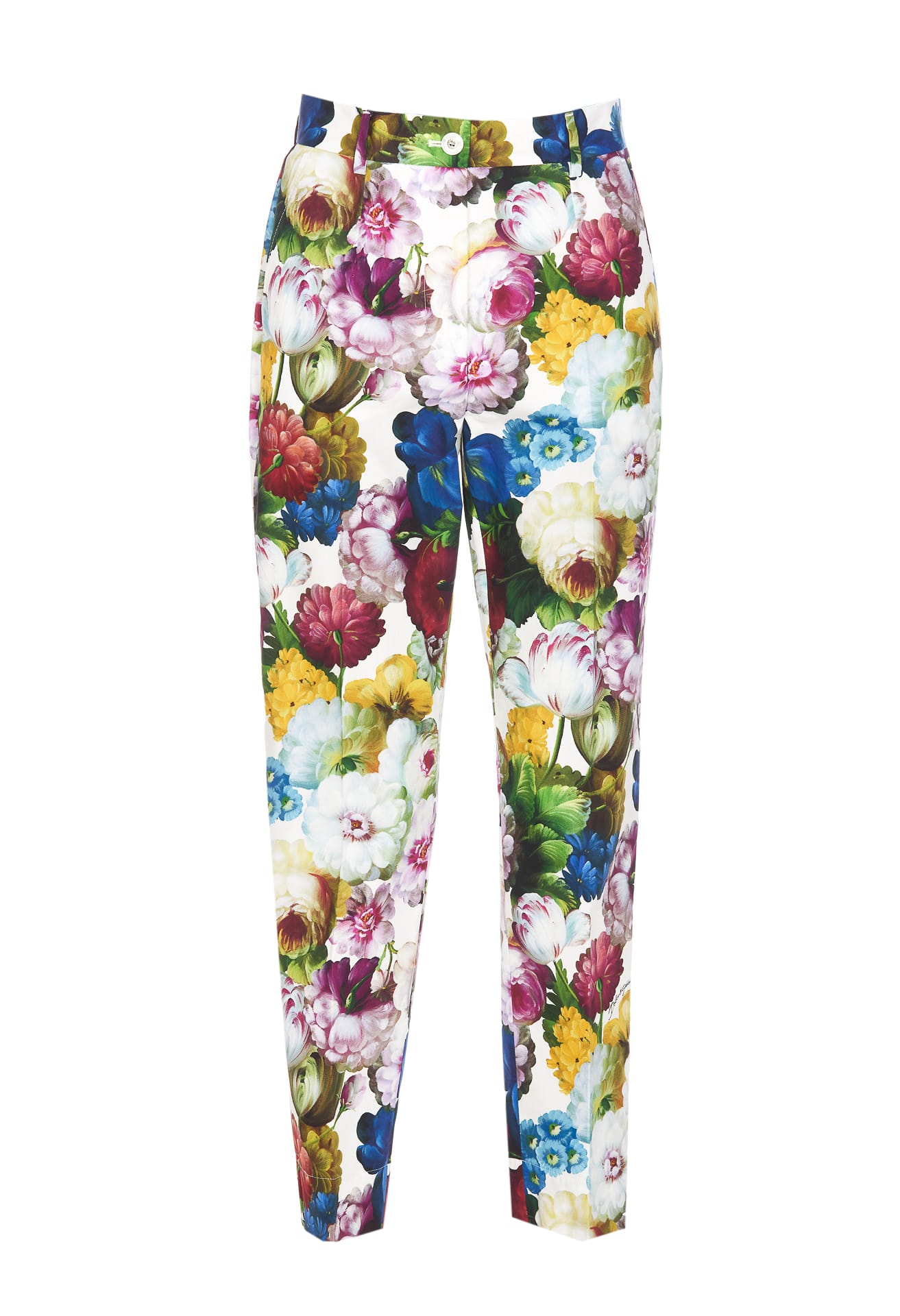 Shop Dolce & Gabbana Nocturnal Flower Print In Multicolour