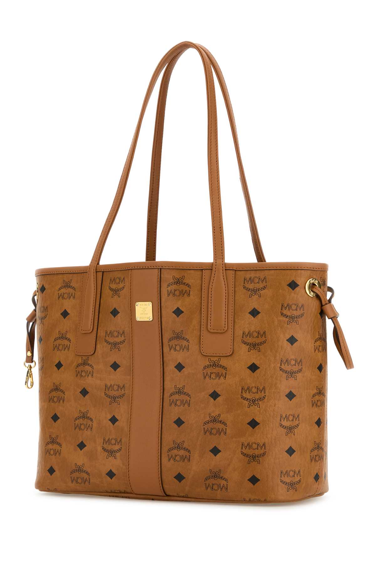 Mcm Canvas Liz Shopping Bag Drawstring