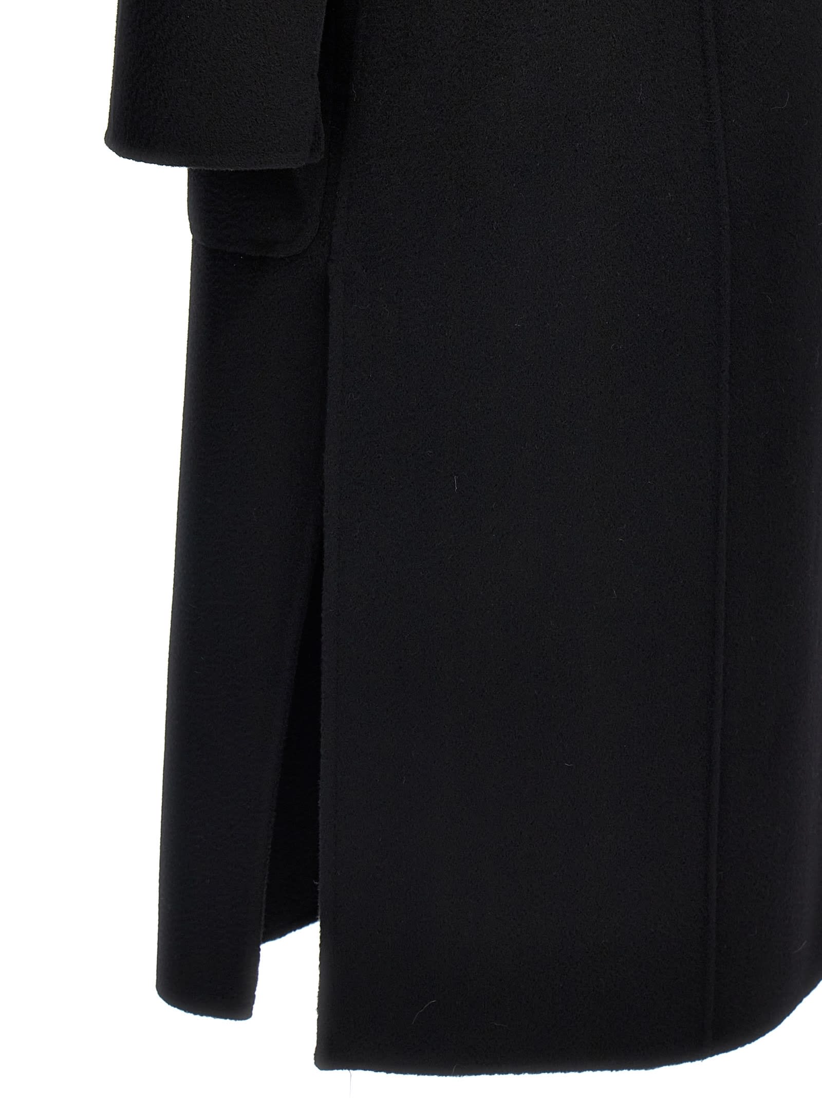 Shop 's Max Mara Amore Coat In Black