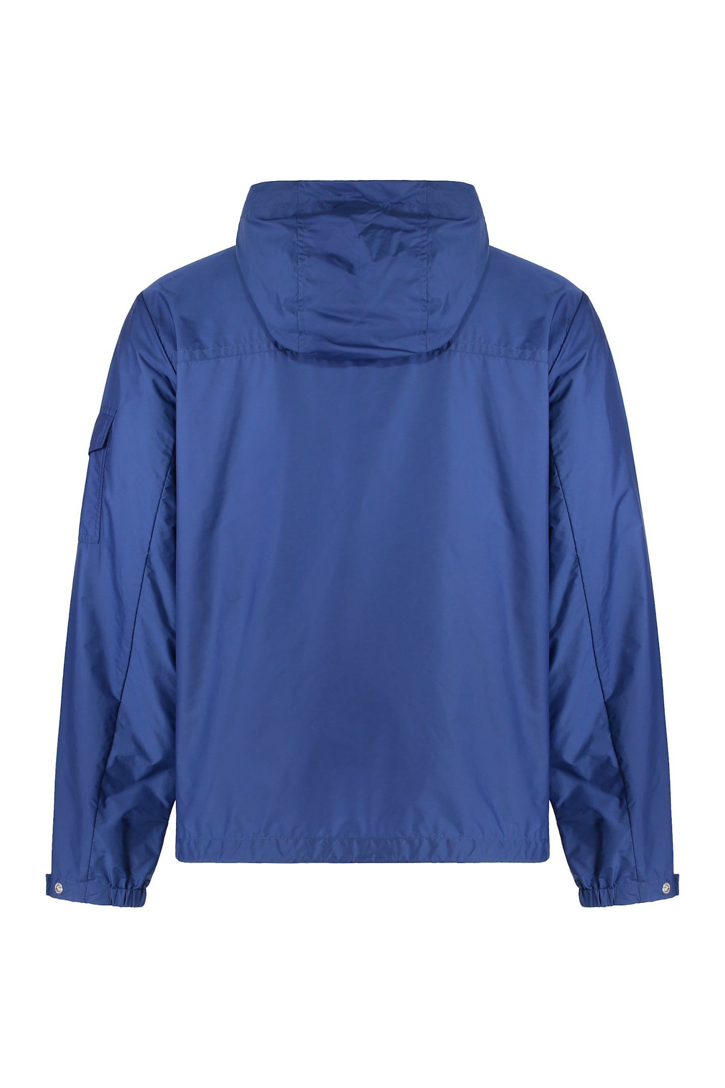 Shop Moncler Etiache Techno Fabric Jacket In Blue