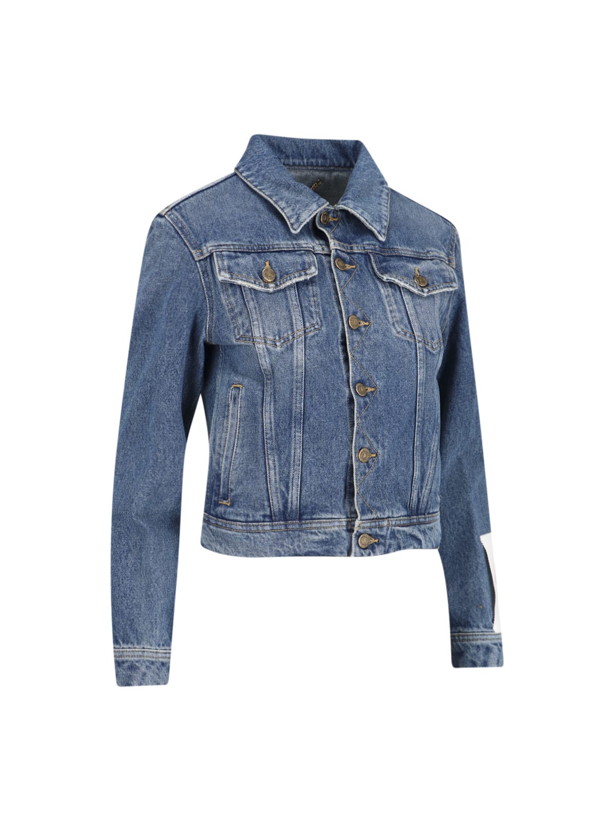 Golden Goose Denim Jacket Casual Jackets And Parka Blue In Blue