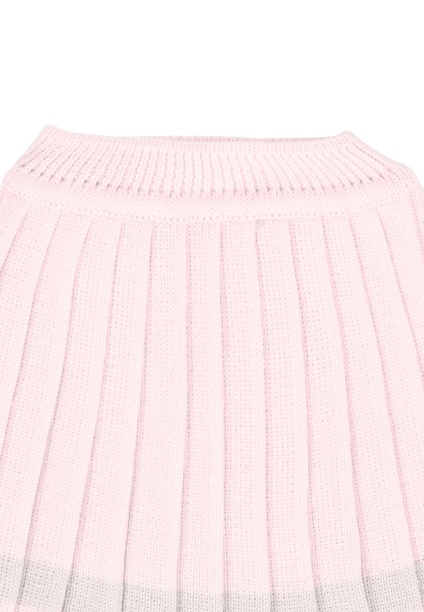 Little Bear Pink Skirt For Baby Girl In Pink