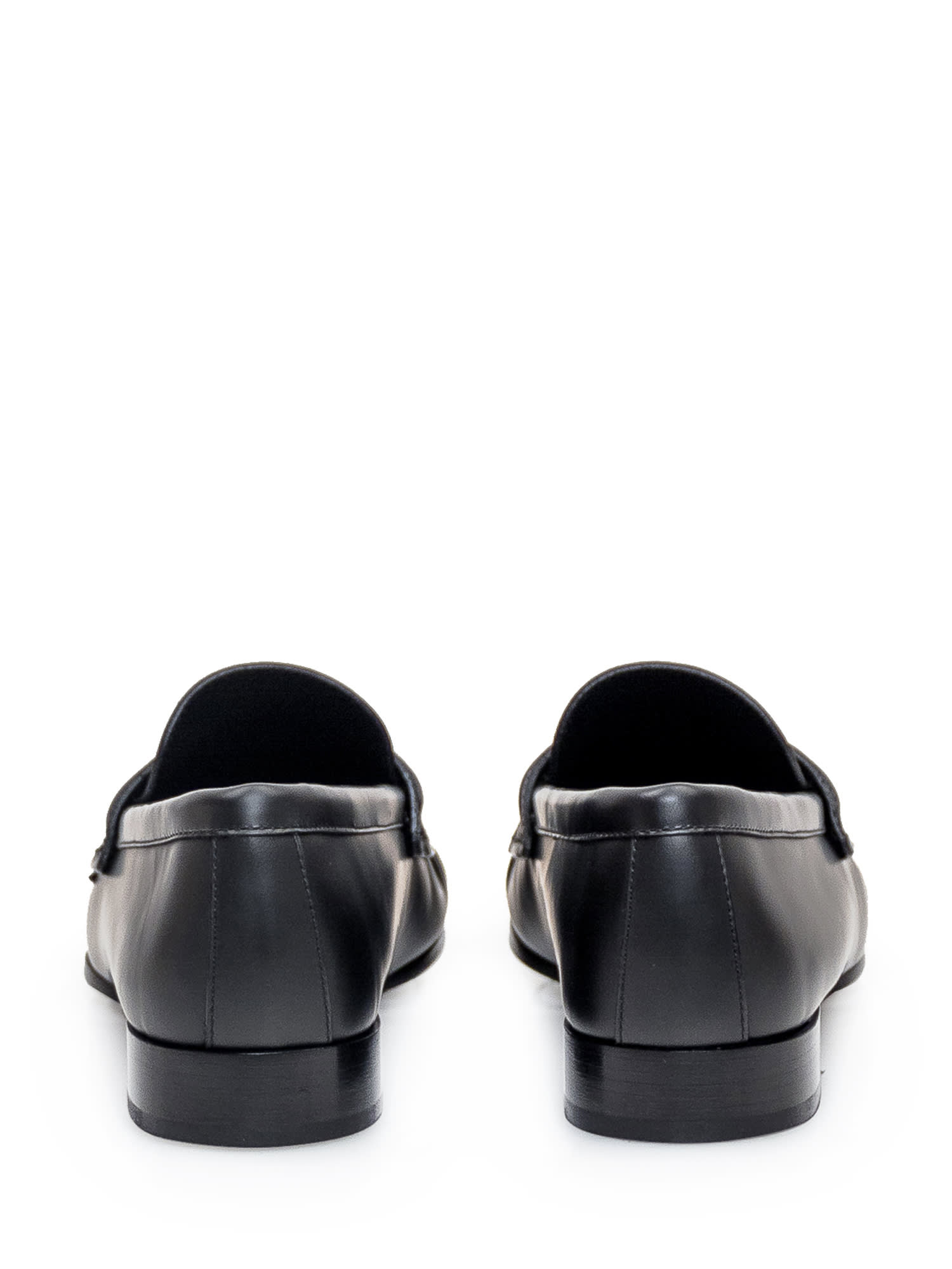 Shop Givenchy 4g Loafer In Black