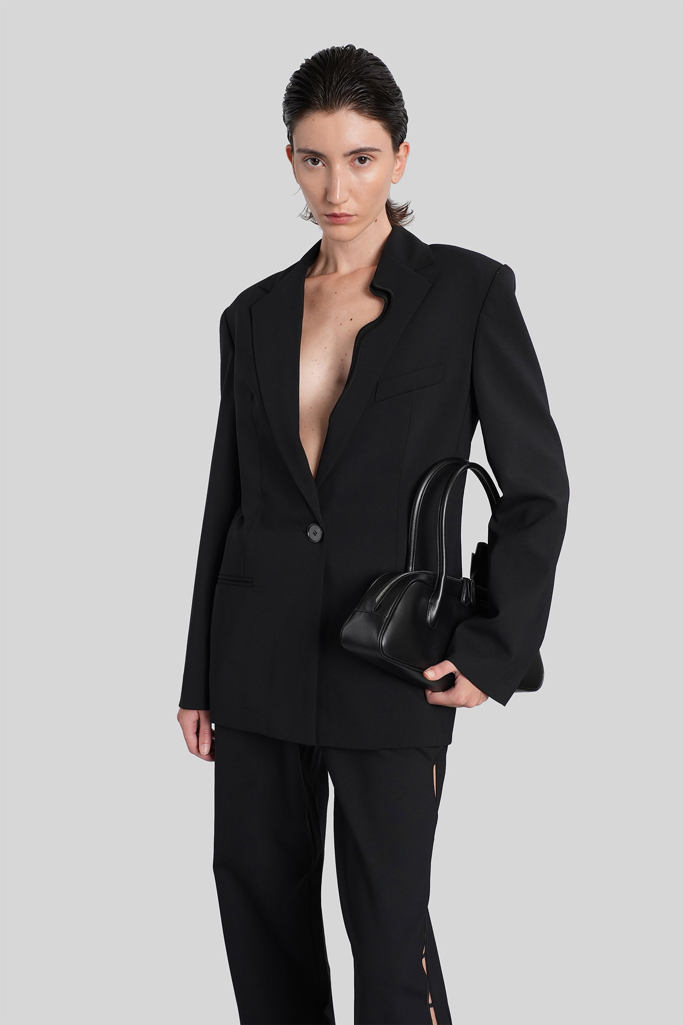 Christopher Esber Blazer In Black Wool In Black