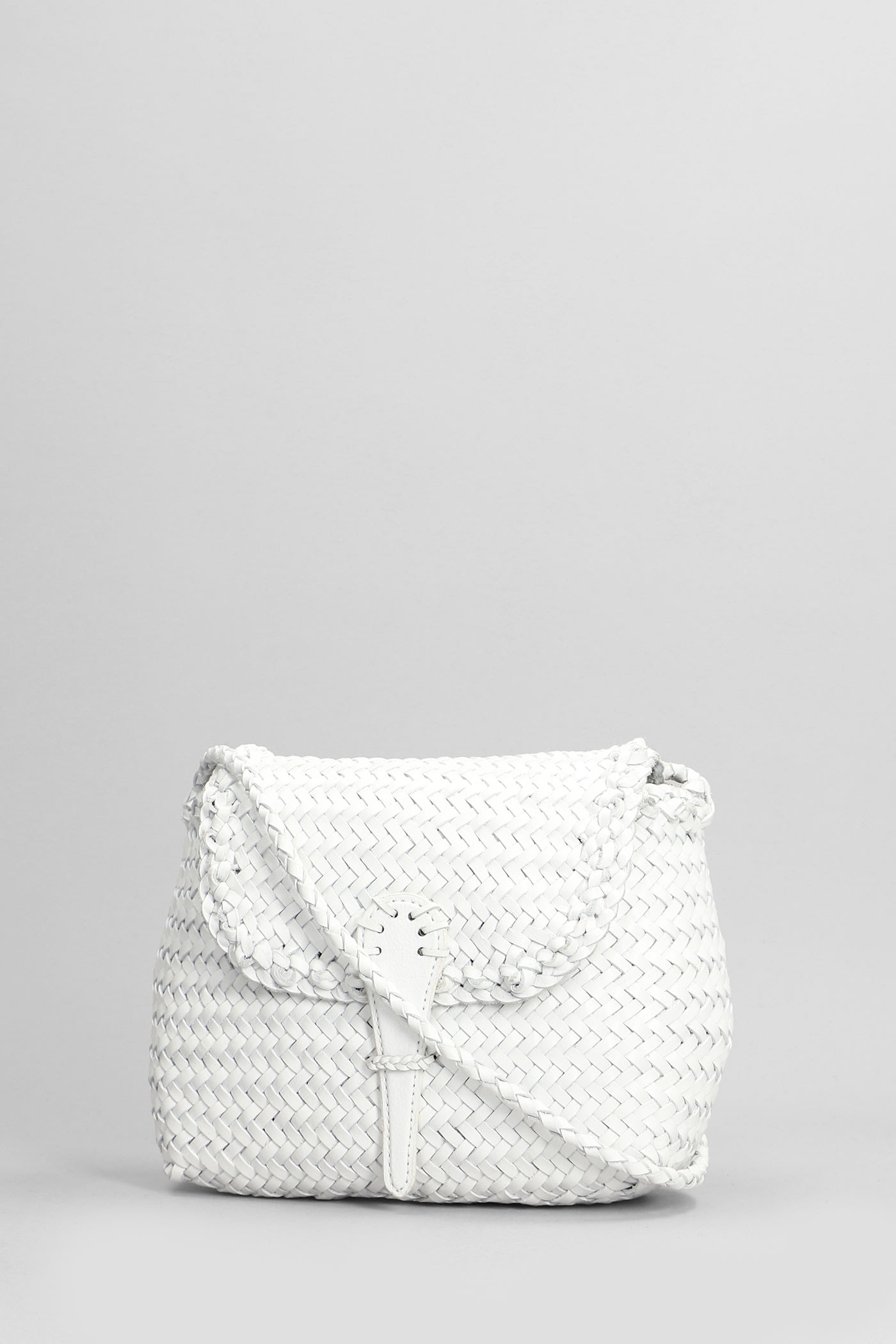 Shop Dragon Diffusion Mini City Shoulder Bag In White Leather