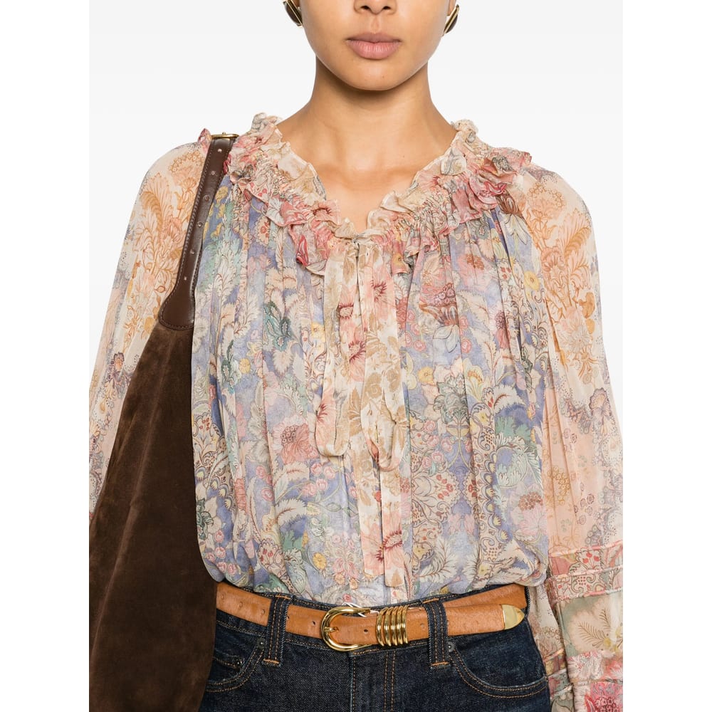 Zimmermann Shirt In Pink