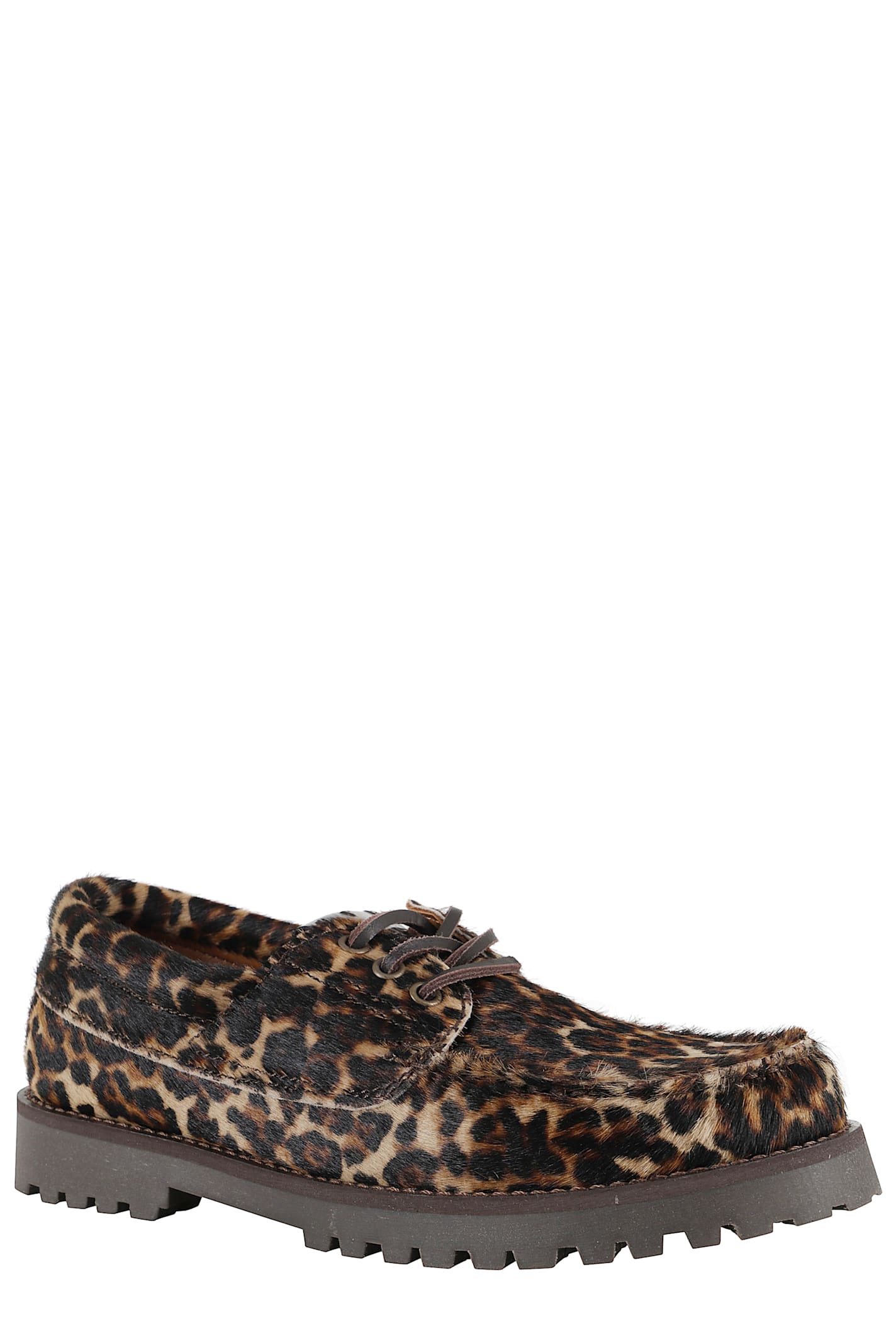 Copenhagen Hairy Leather Shoes In Multi